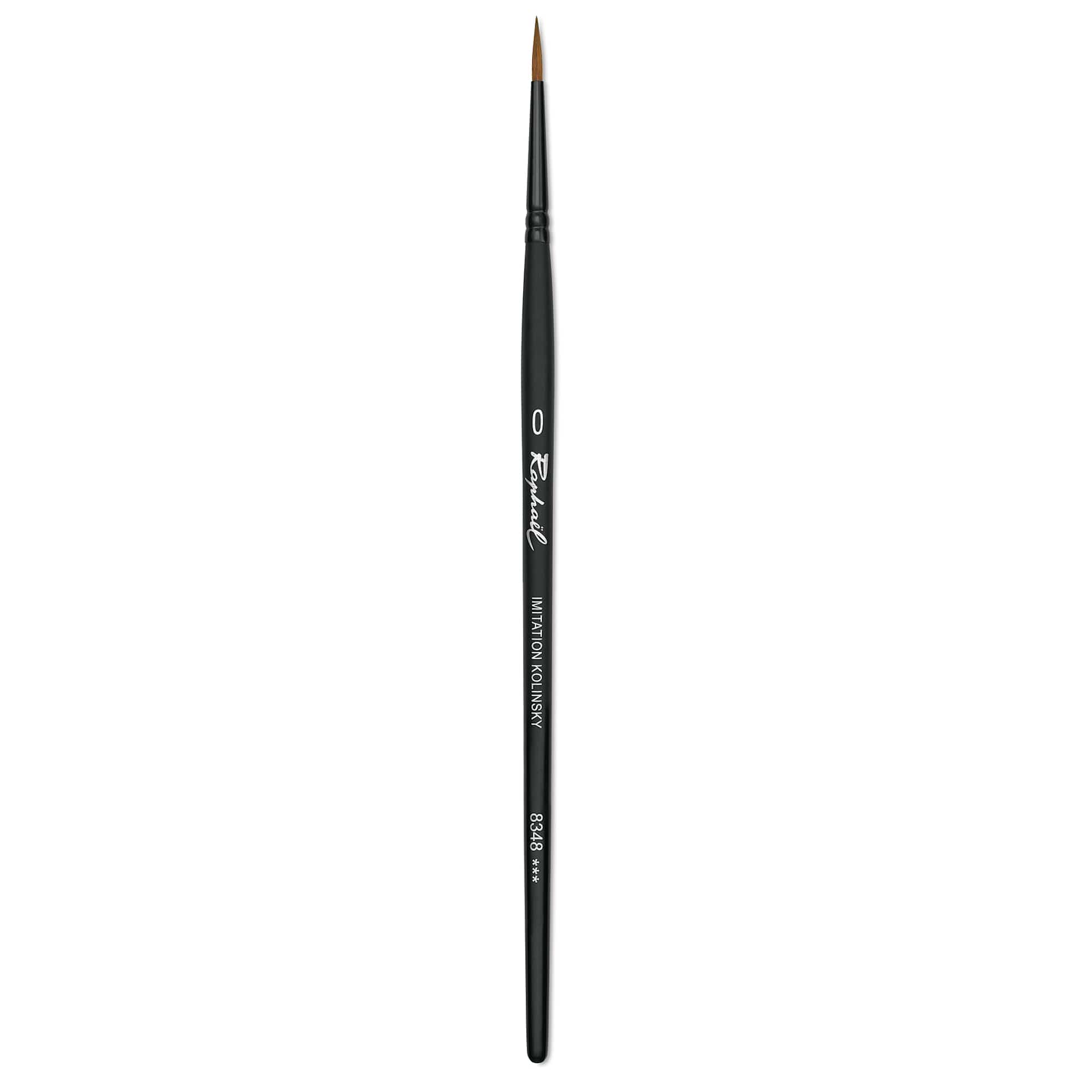 Raphaël Stradivarius Synthetic Kolinsky Sable Brush - Round Sharp, Size 0, Short Handle