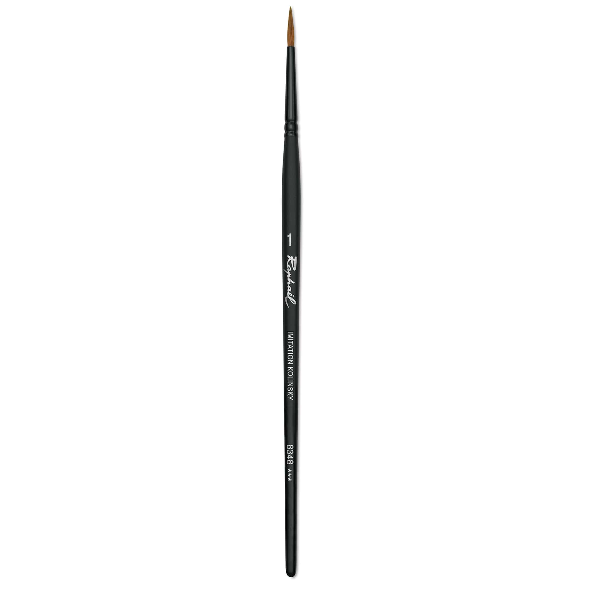 Raphaël Stradivarius Synthetic Kolinsky Sable Brush - Round Sharp, Size 1, Short Handle