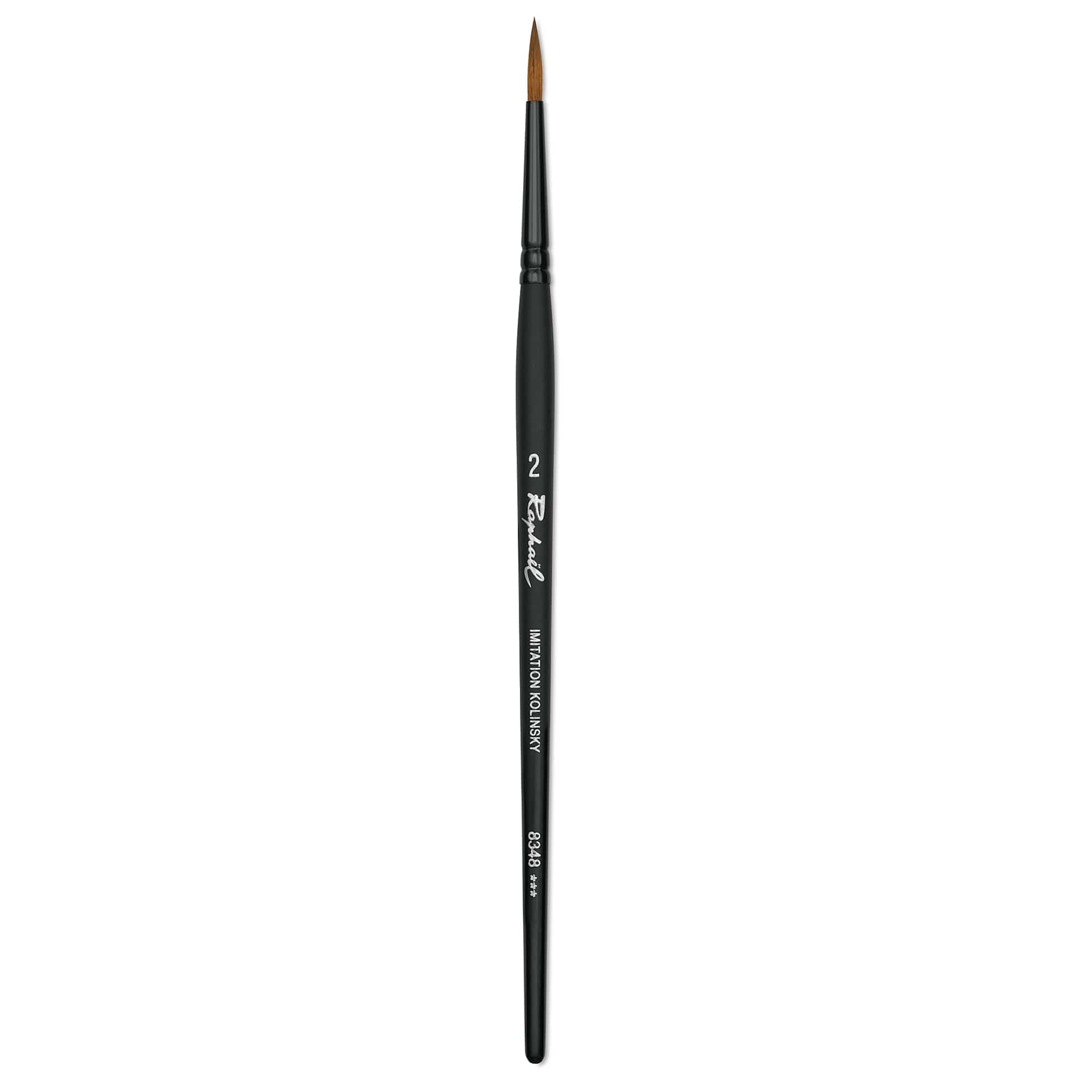 Raphaël Stradivarius Synthetic Kolinsky Sable Brush - Round Sharp, Size 2, Short Handle