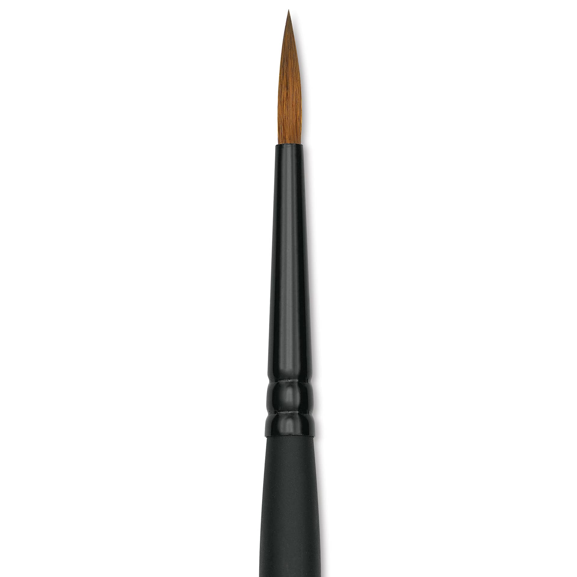 Raphaël Stradivarius Synthetic Kolinsky Sable Brush - Round Sharp, Size 2, Short Handle (close-up)