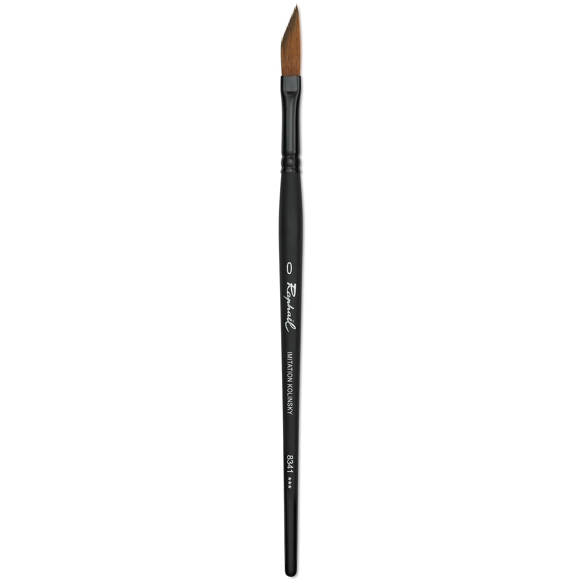 Raphaël Stradivarius Synthetic Kolinsky Sable Brush - Dagger, Size 0, Short Handle