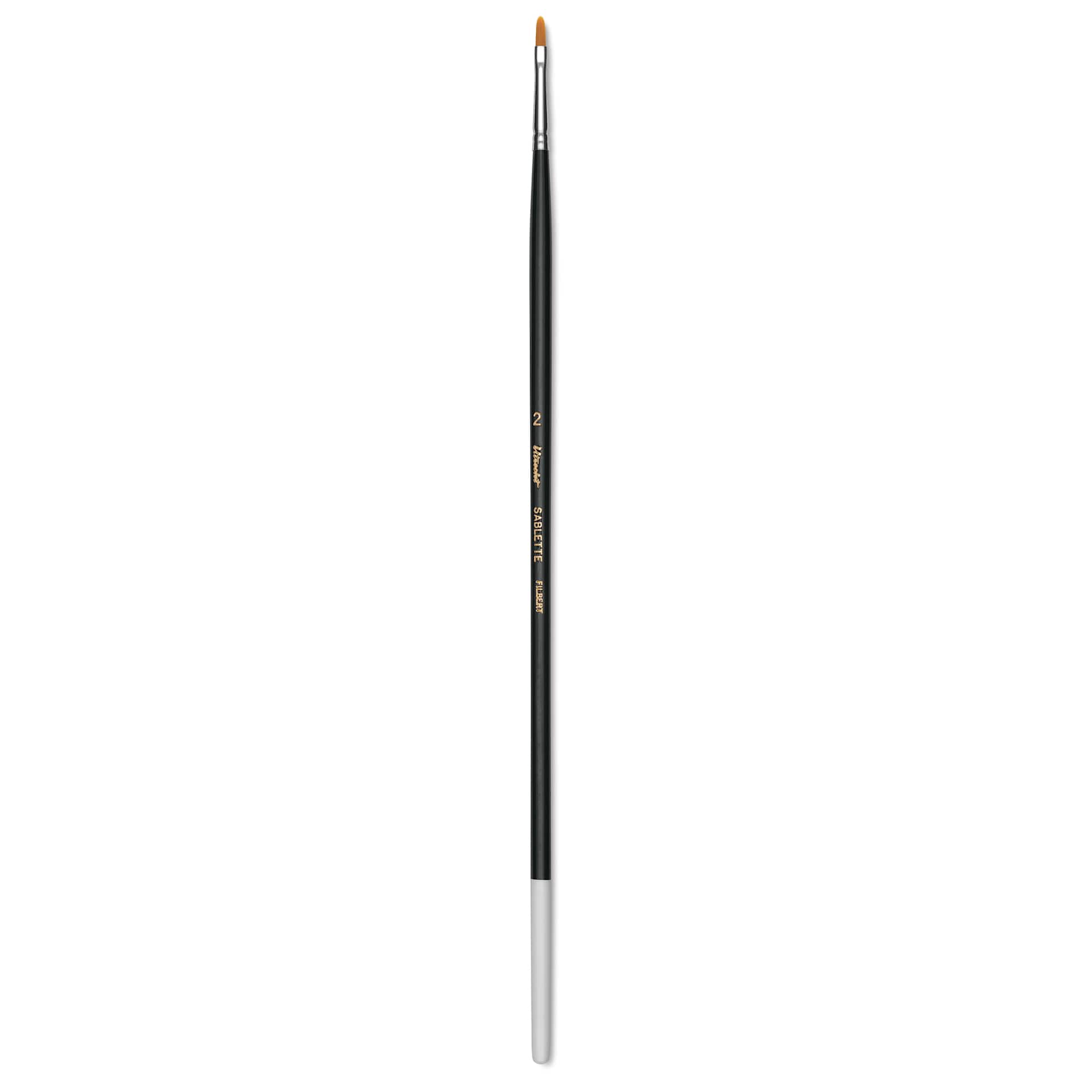 Utrecht Synthetic Sablette Brush - Long Handle, Filbert, Size 2