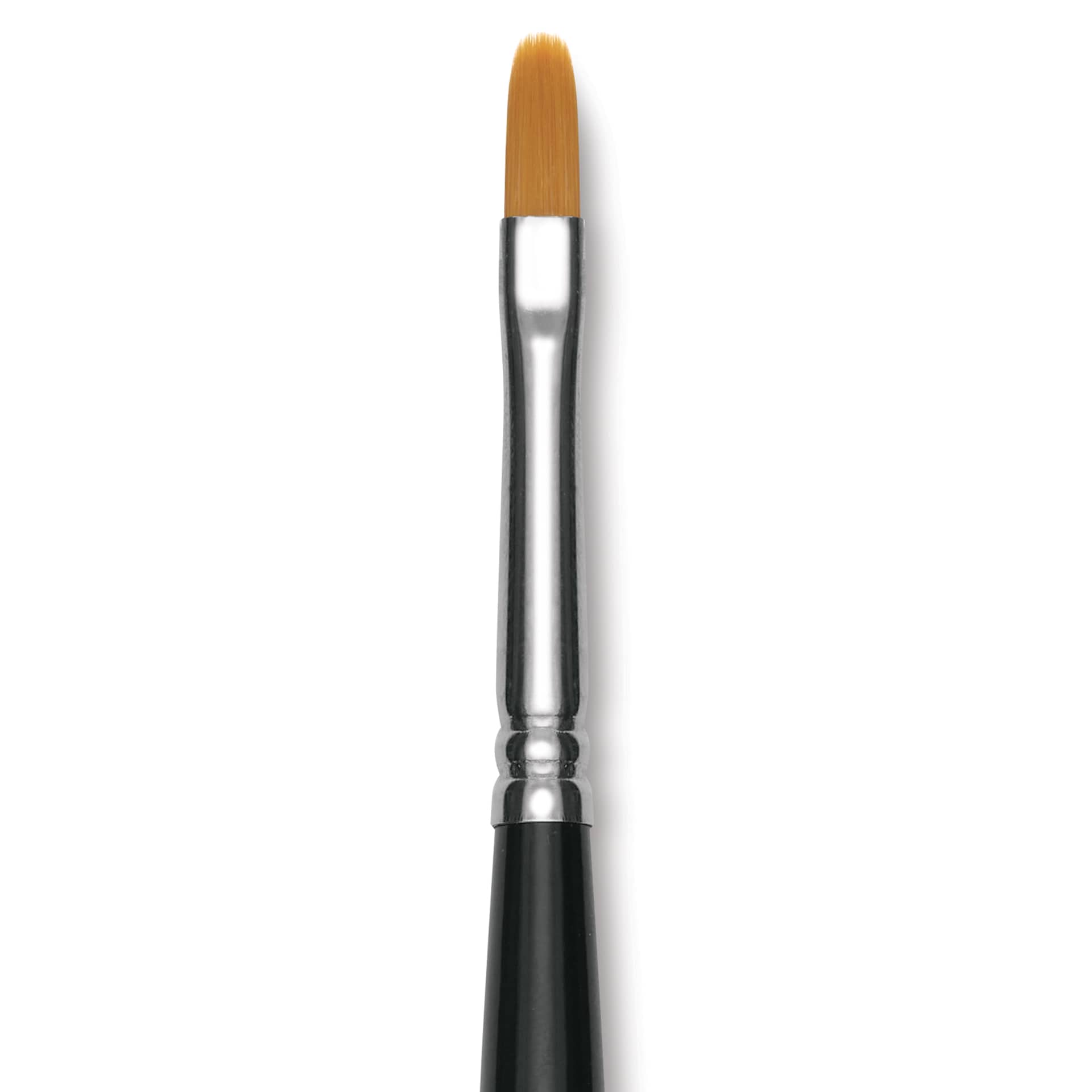 Utrecht Synthetic Sablette Brush - Long Handle, Filbert, Size 4, close-up