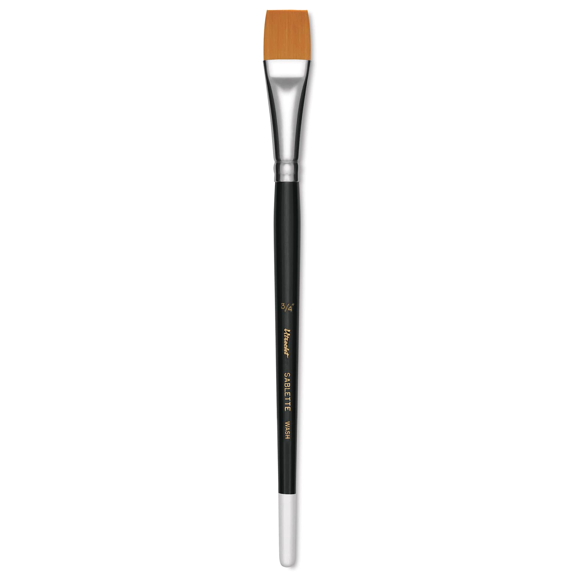 Utrecht Synthetic Sablette Brush - Short Handle, Wash, Size 3/4"