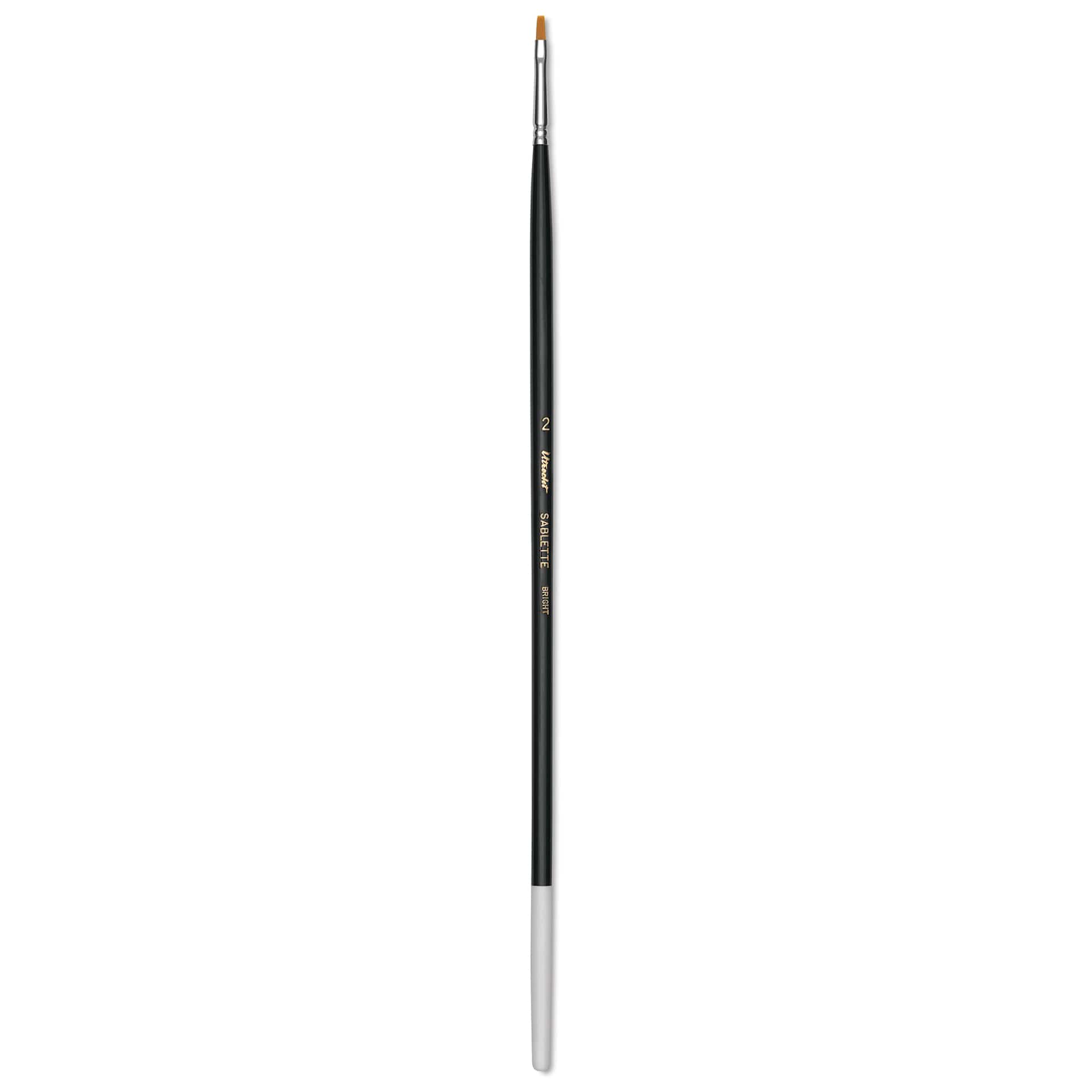 Utrecht Synthetic Sablette Brush - Long Handle, Bright, Size 2