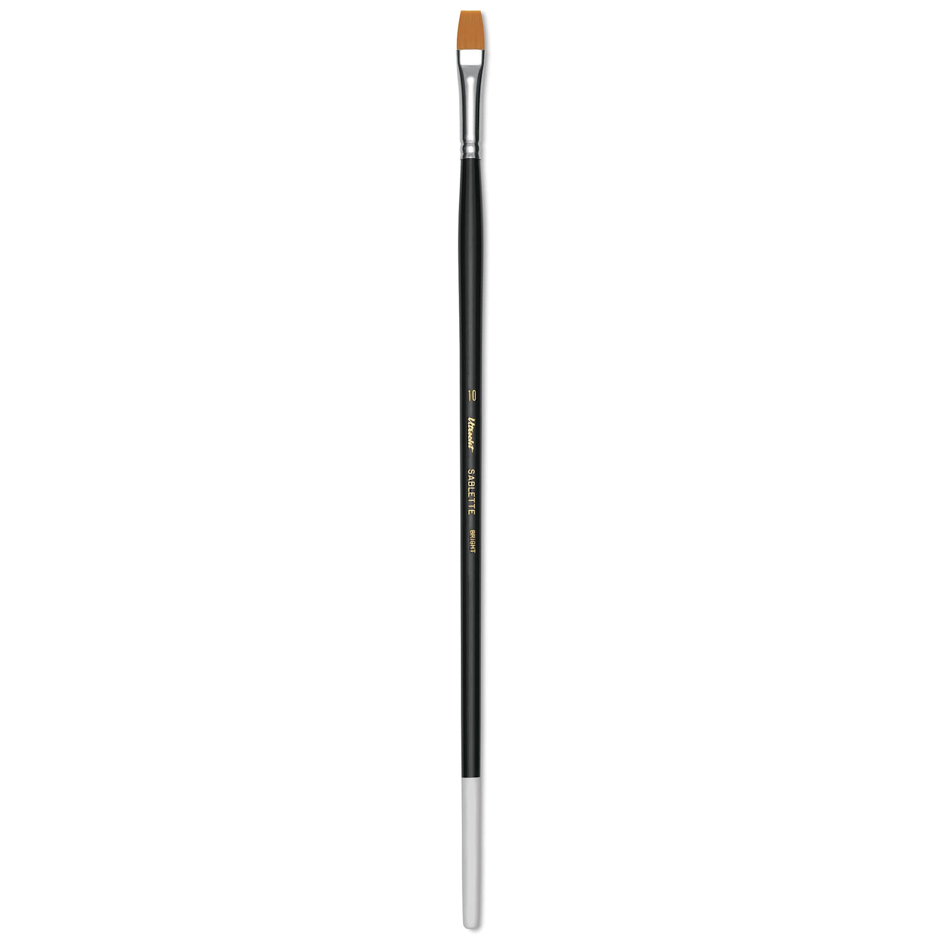Utrecht Synthetic Sablette Brush - Long Handle, Bright, Size 10