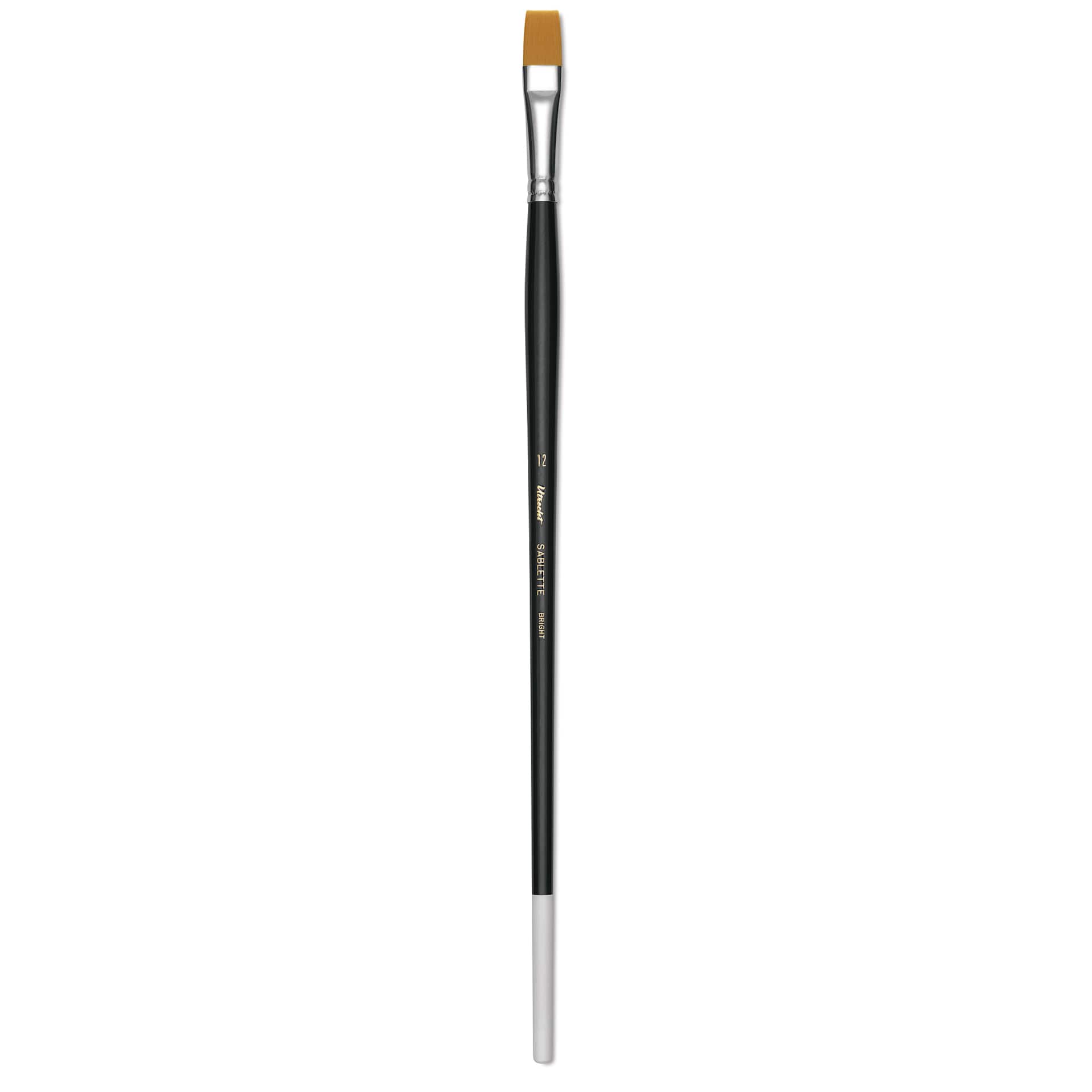 Utrecht Synthetic Sablette Brush - Long Handle, Bright, Size 12