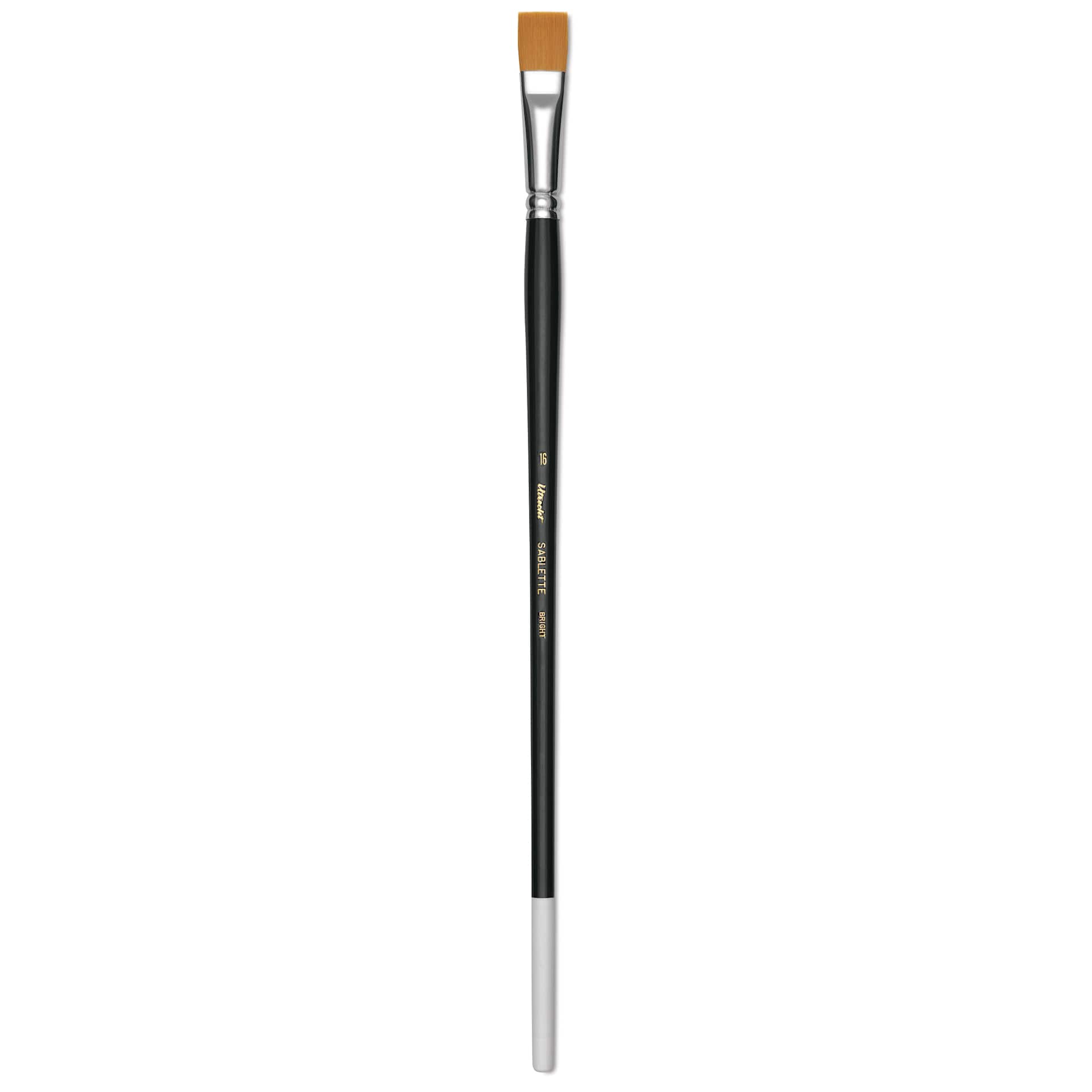 Utrecht Synthetic Sablette Brush - Long Handle, Bright, Size 16