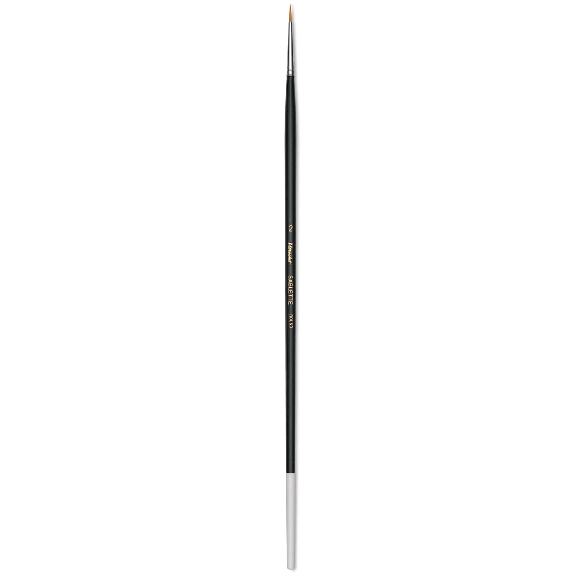 Utrecht Synthetic Sablette Brush - Long Handle, Round, Size 2
