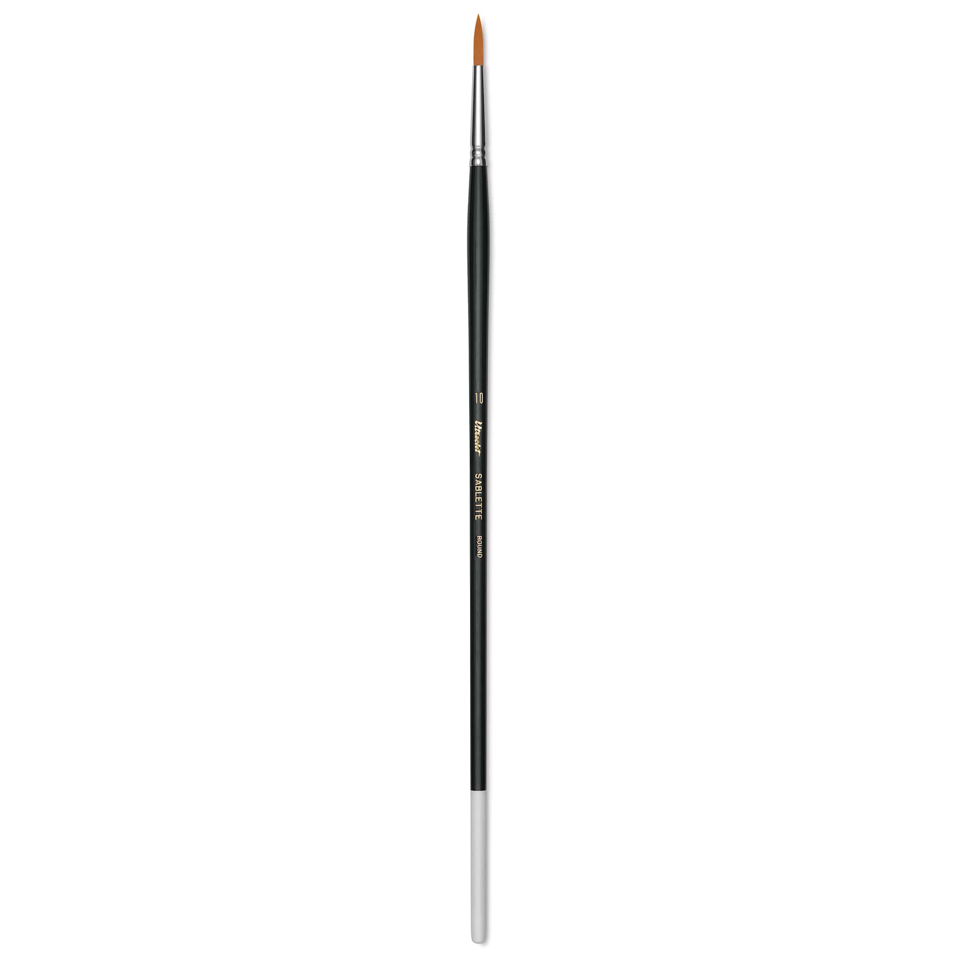 Utrecht Synthetic Sablette Brush - Long Handle, Round, Size 10