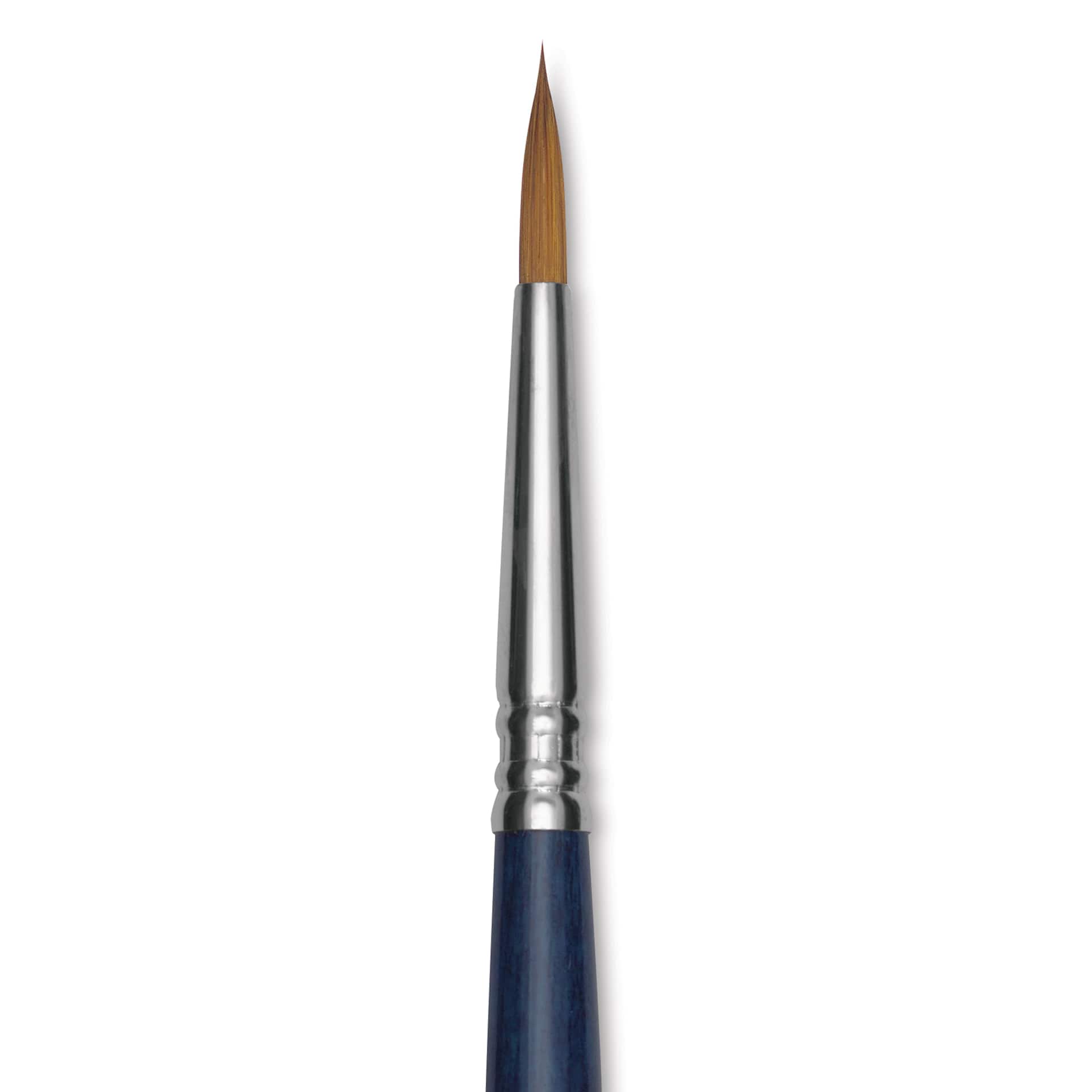 Escoda Chronos Brush - Short Handle, Round, Size 4, close-up