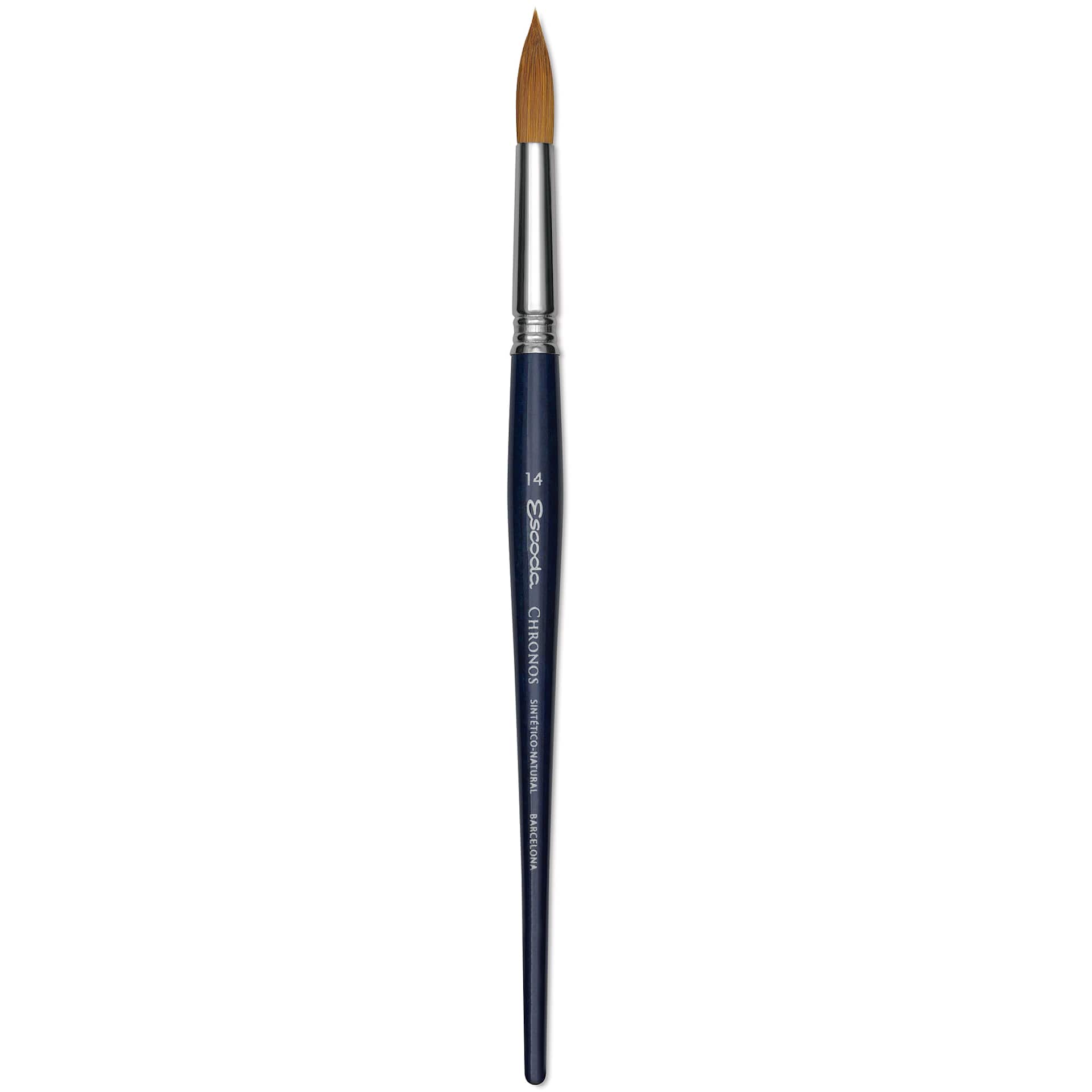 Escoda Chronos Brush - Short Handle, Round, Size 14