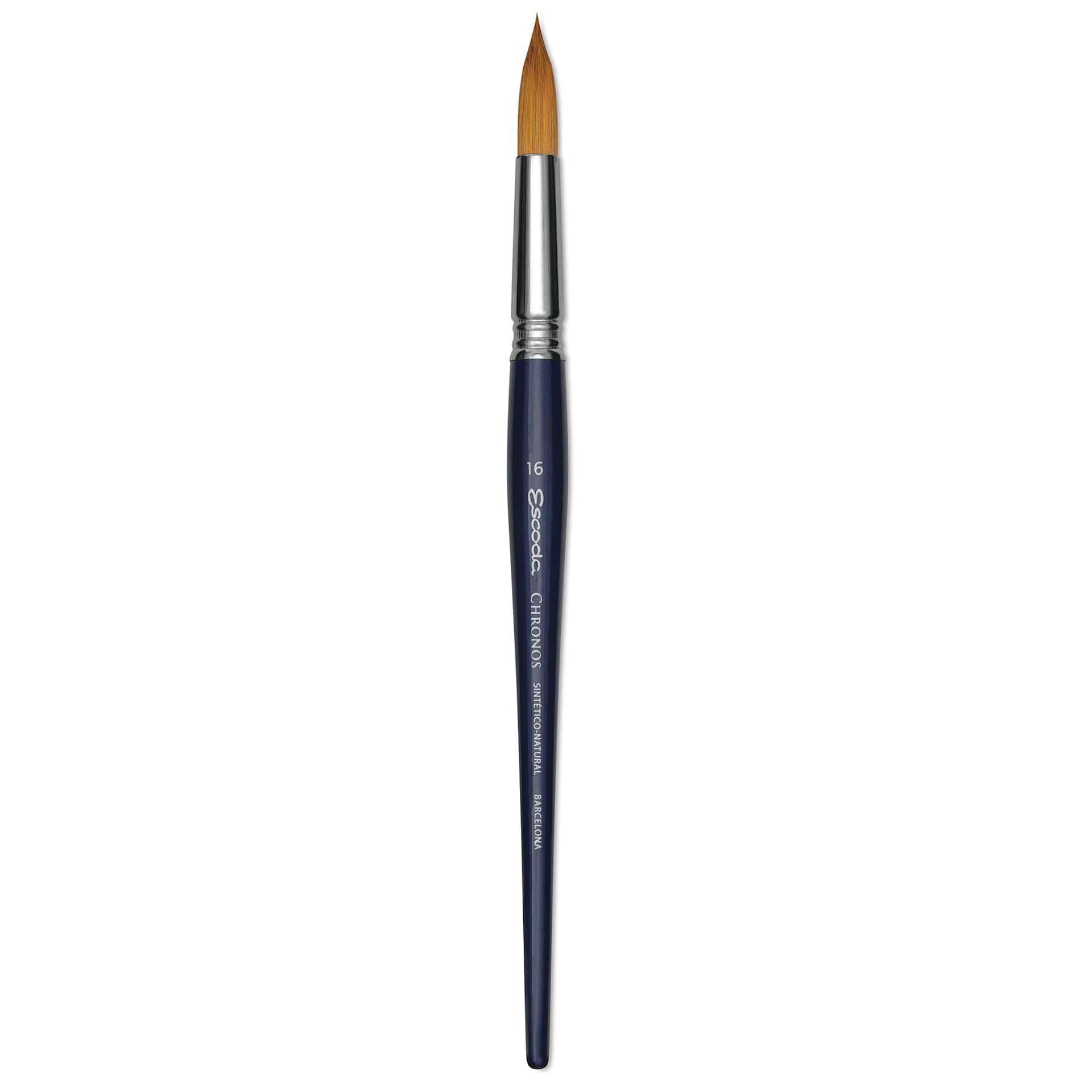 Escoda Chronos Brush - Short Handle, Round, Size 16