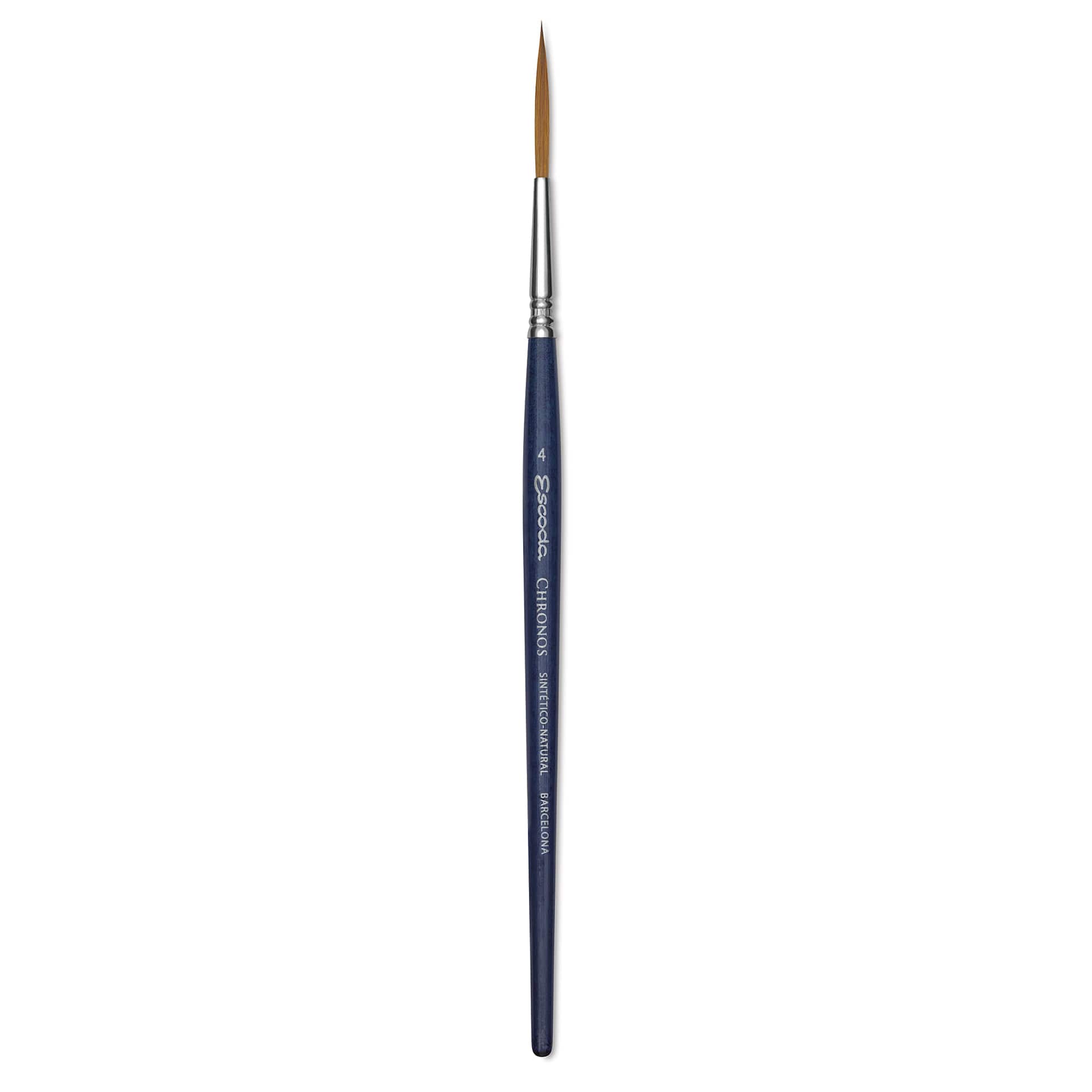 Escoda Chronos Brush - Short Handle, Rigger, Size 4