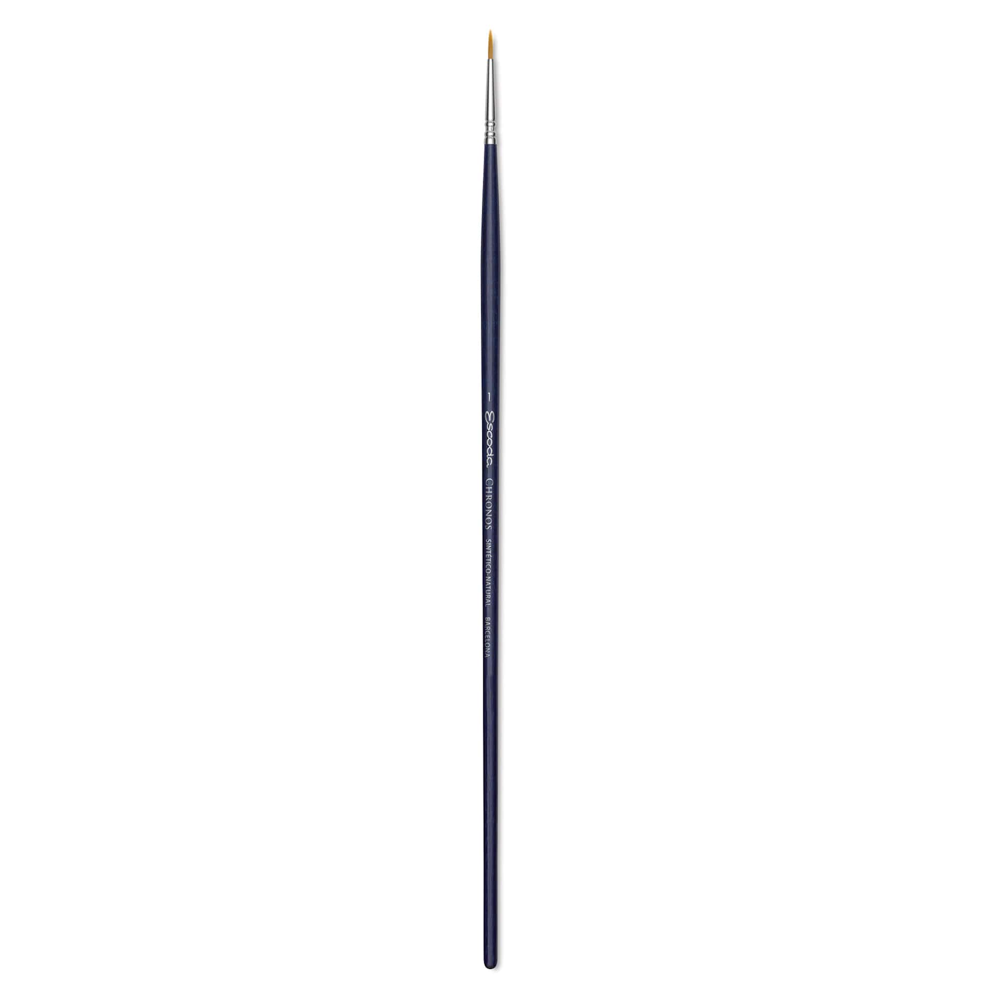 Escoda Chronos Brush - Long Handle, Round, Size 1