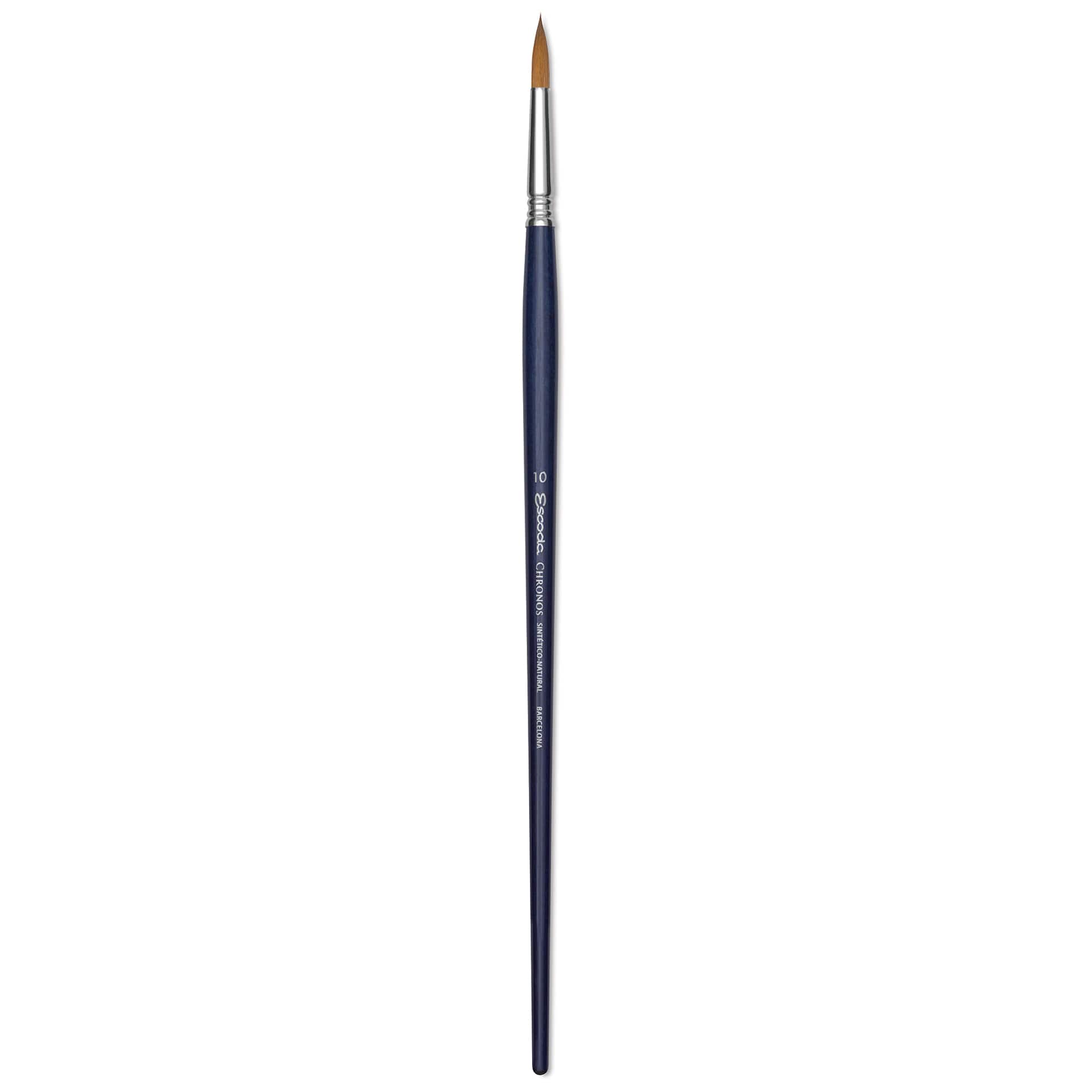 Escoda Chronos Brush - Long Handle, Round, Size 10