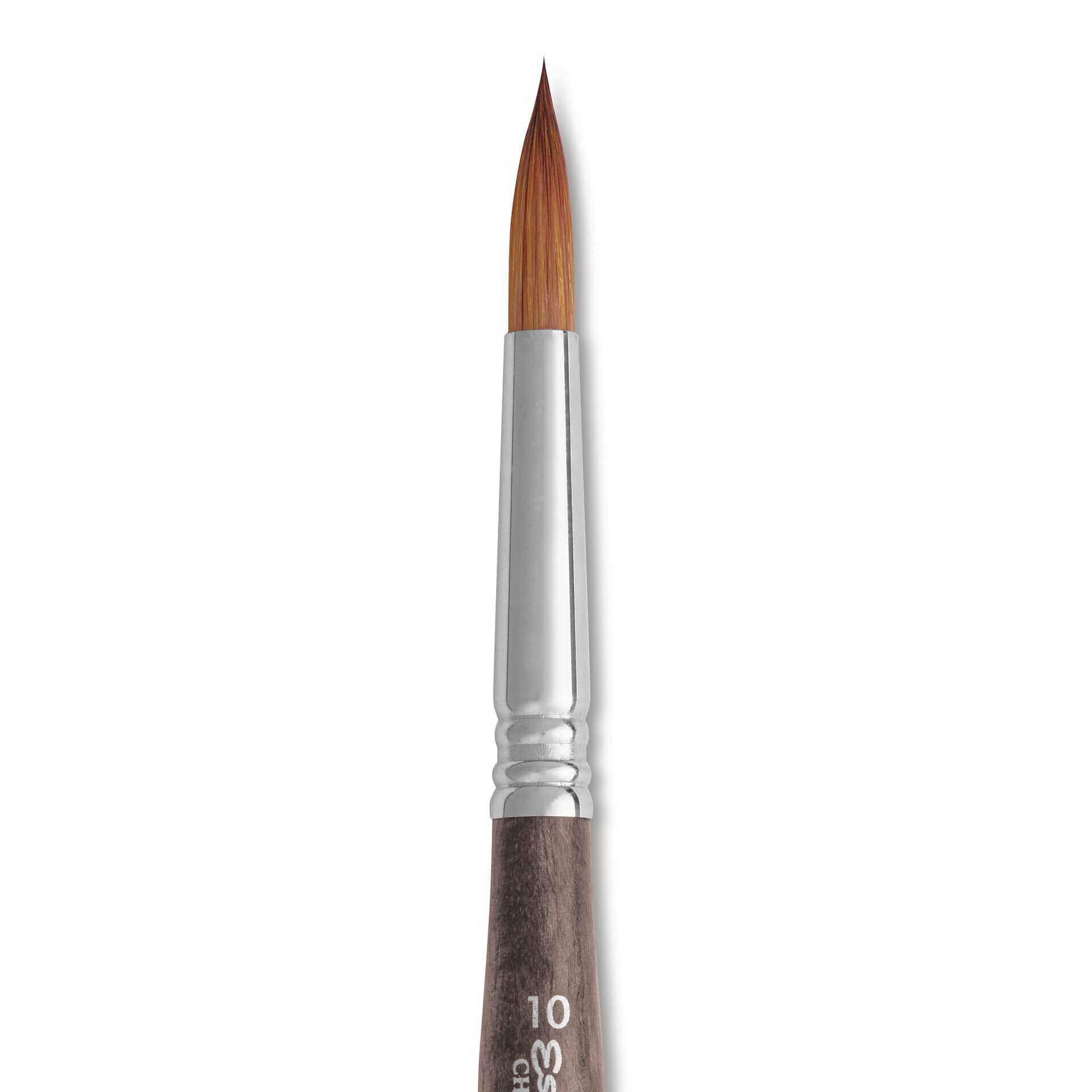 Escoda Chronos Synthetic Blend Travel Brush - Round, Size 10, close-up of the brush