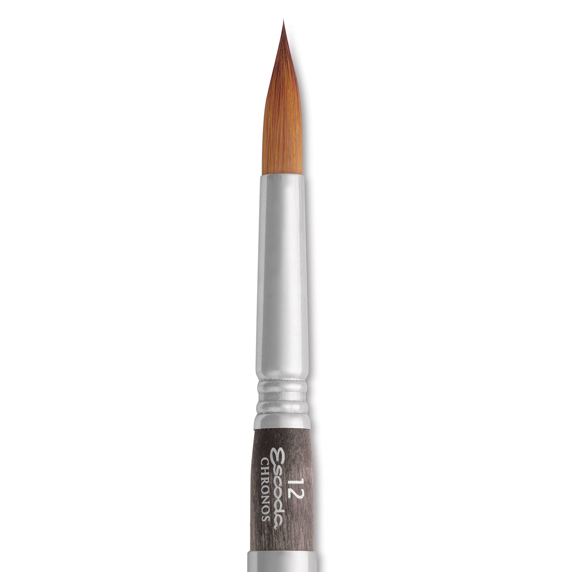 Escoda Chronos Synthetic Blend Travel Brush - Round, Size 12, close-up of the brush