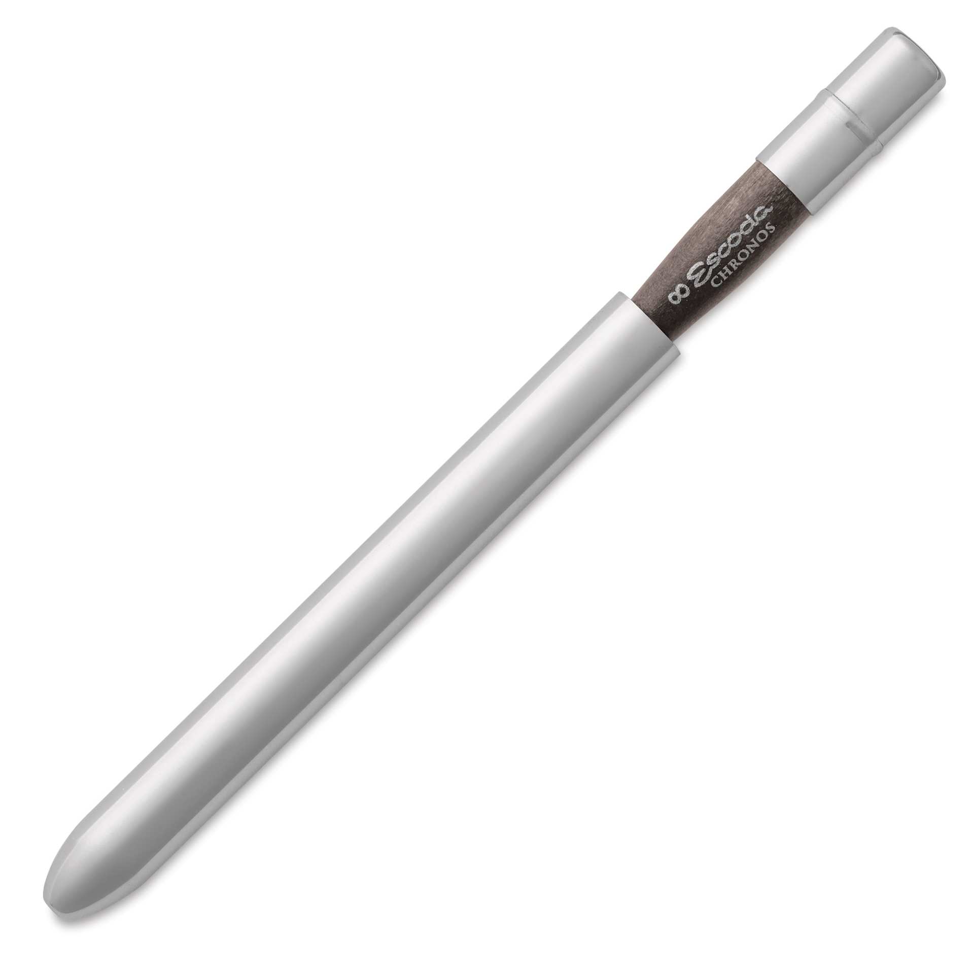 Escoda Chronos Synthetic Blend Travel Brush - Round, Size 8, brush inserted inside handle