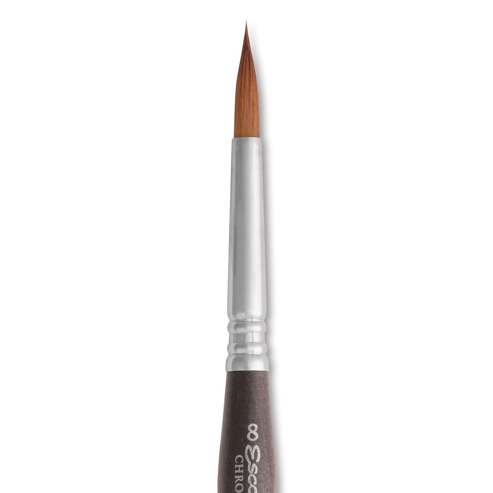 Escoda Chronos Synthetic Blend Travel Brush - Round, Size 8, close-up of the brush