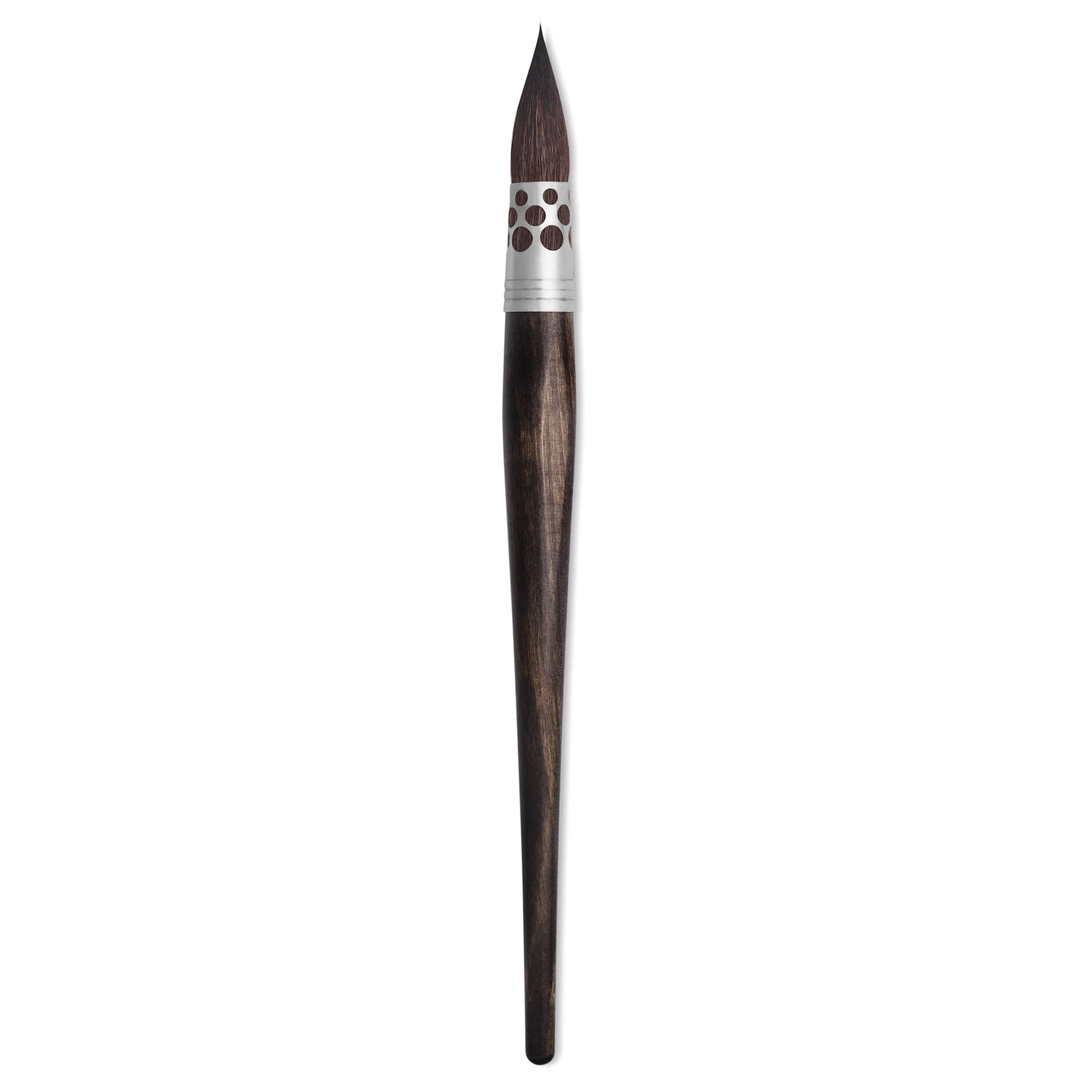 Escoda Último Evolution Brush - Mop, Size 16, Short Handle, back of the brush standing