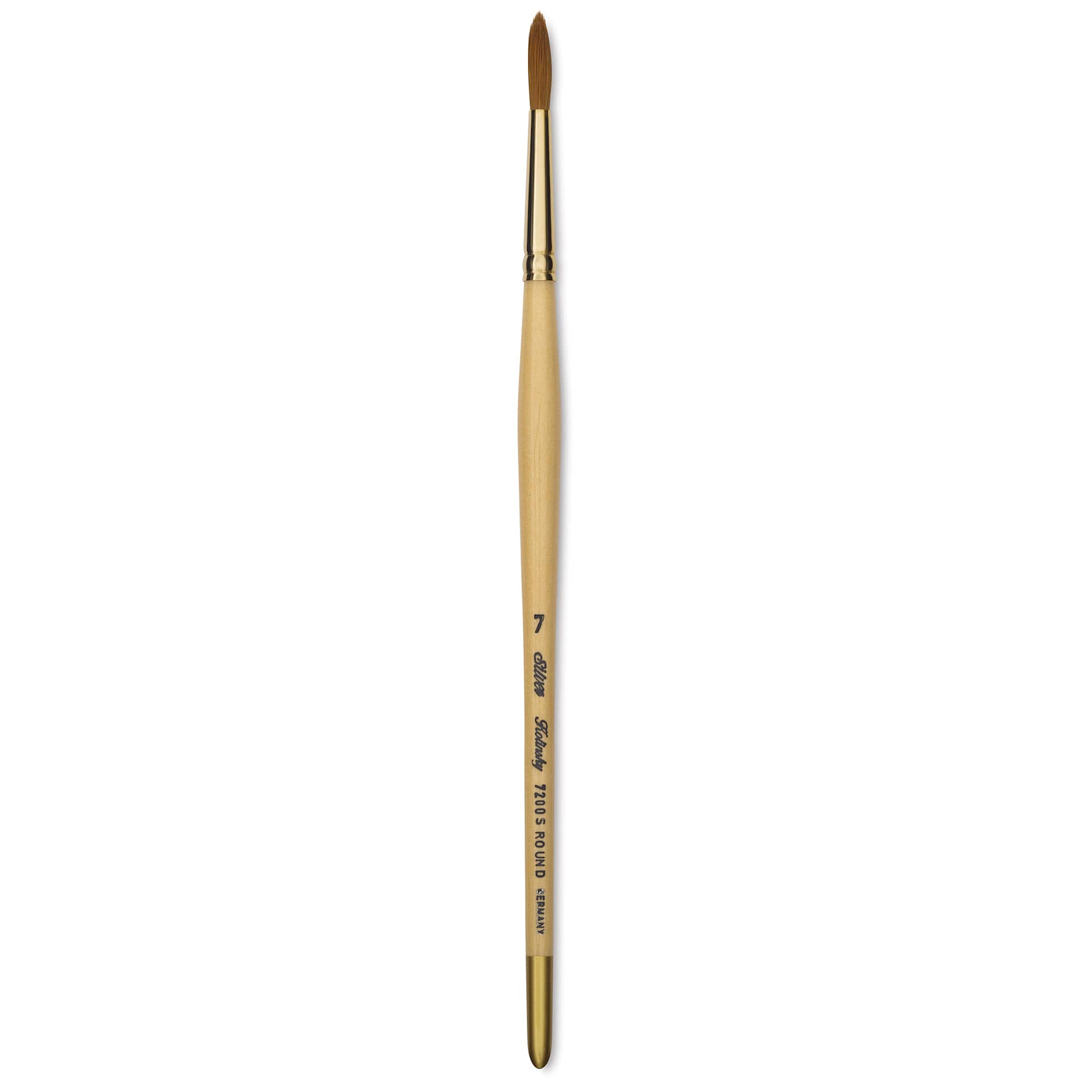 Silver Brush Silver Kolinsky Red Sable Brush - Short Handle, Round, Size 7