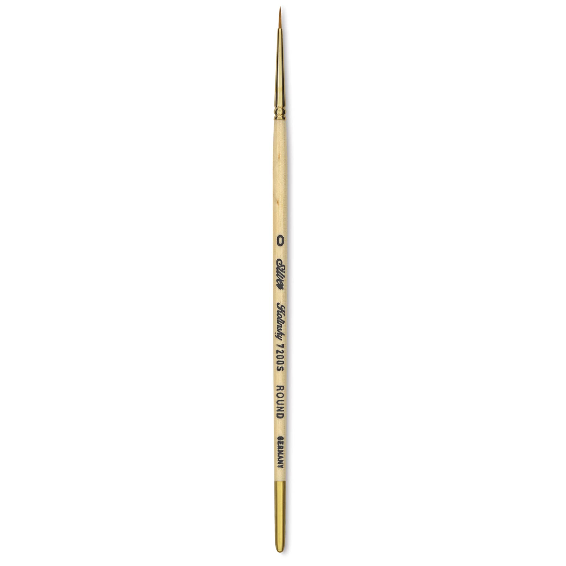 Silver Brush Silver Kolinsky Red Sable Brush - Short Handle, Round, Size 0