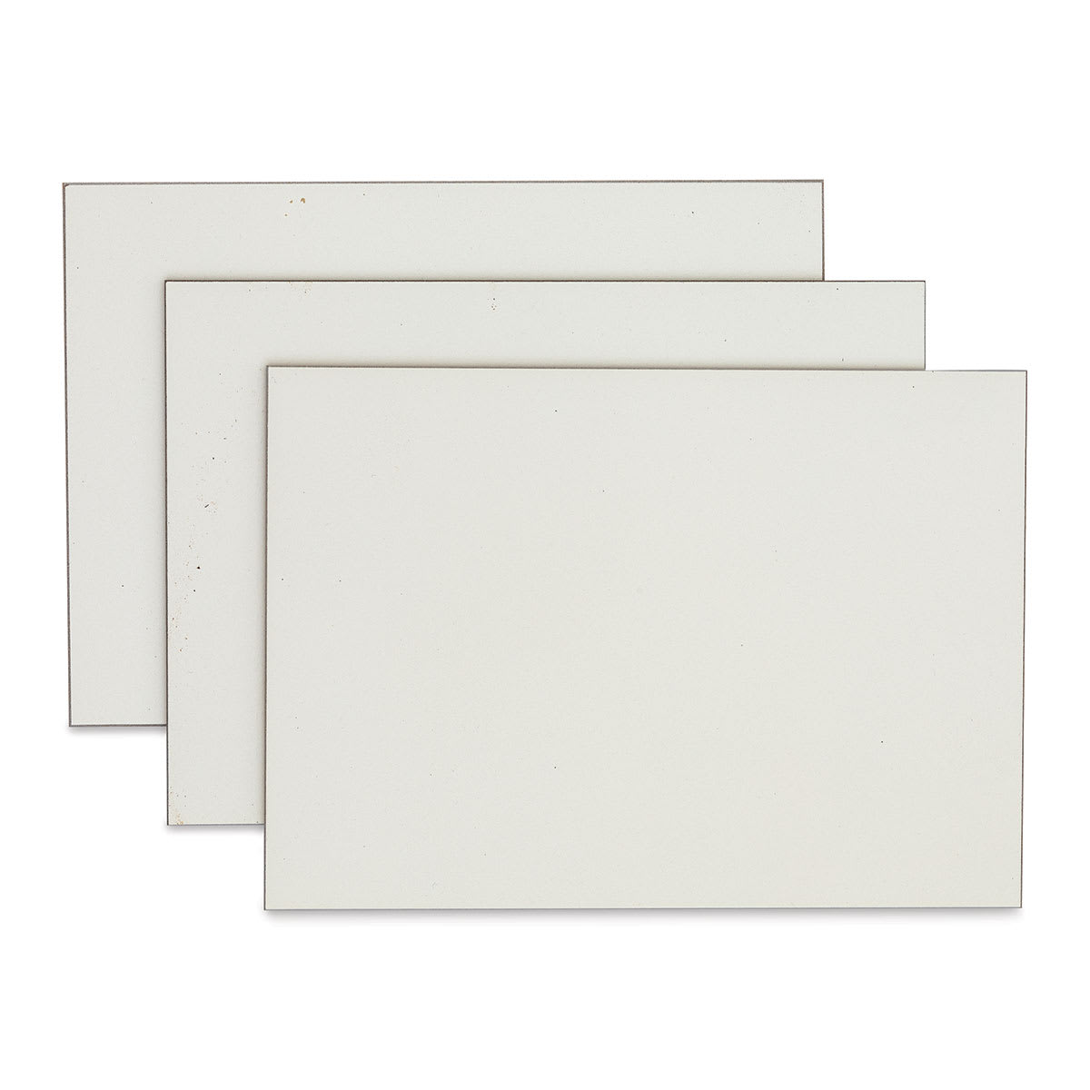 Ampersand Pastelbord Panel Pack - 5" x 7", 1/8" Profile, White, Pkg of 3 out of package