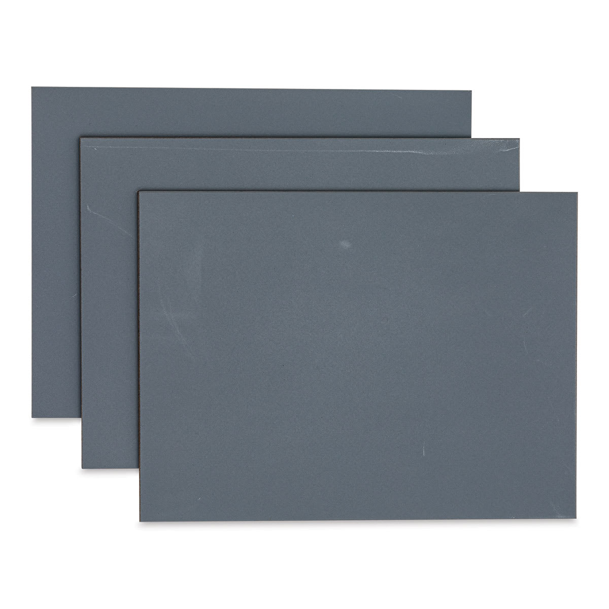 Ampersand Pastelboard Panel - 6" x 8", 1/8" Profile, Gray, Pkg of 3 out of package