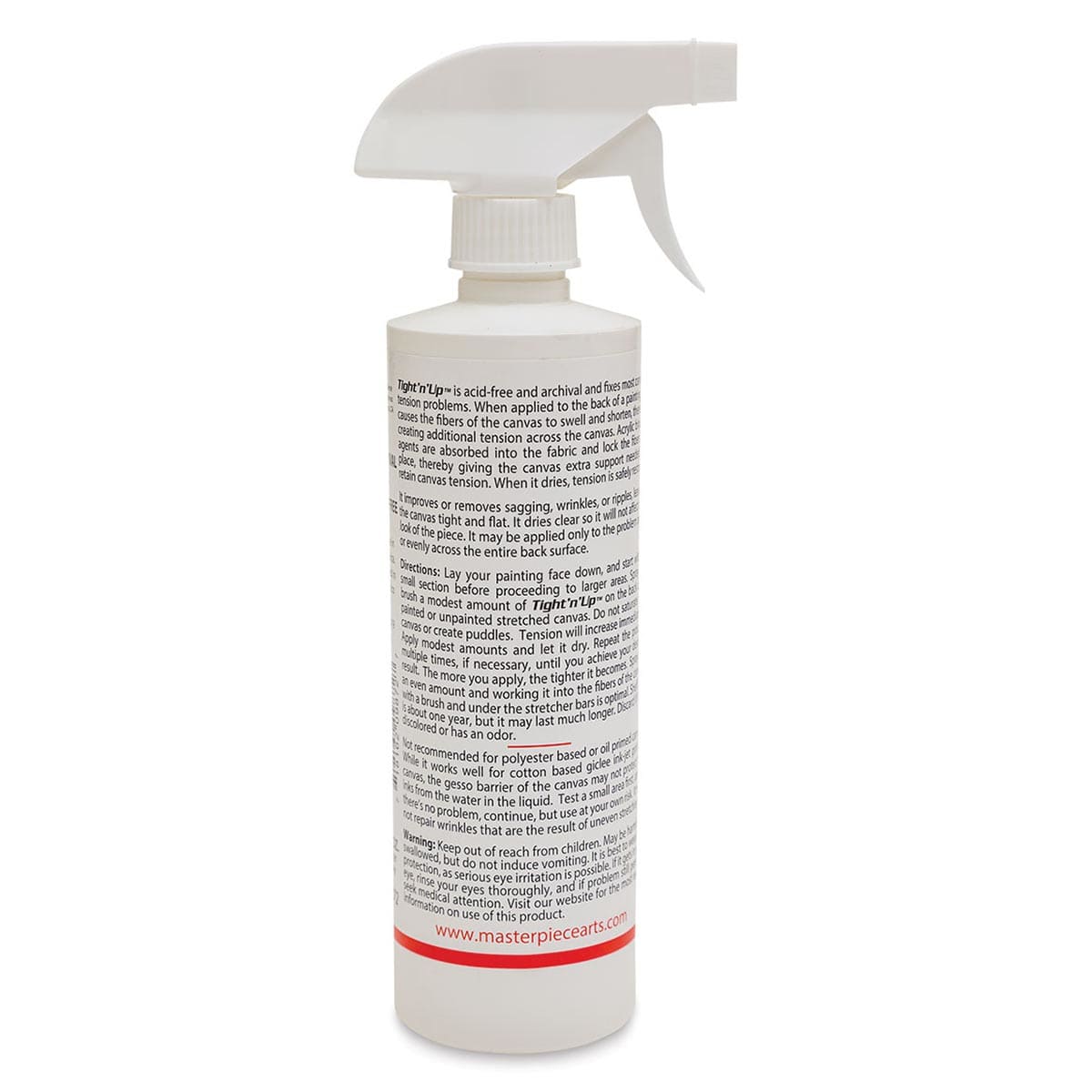 Tight'N'Up Canvas Retensioner - 16 oz, Spray Pump back
