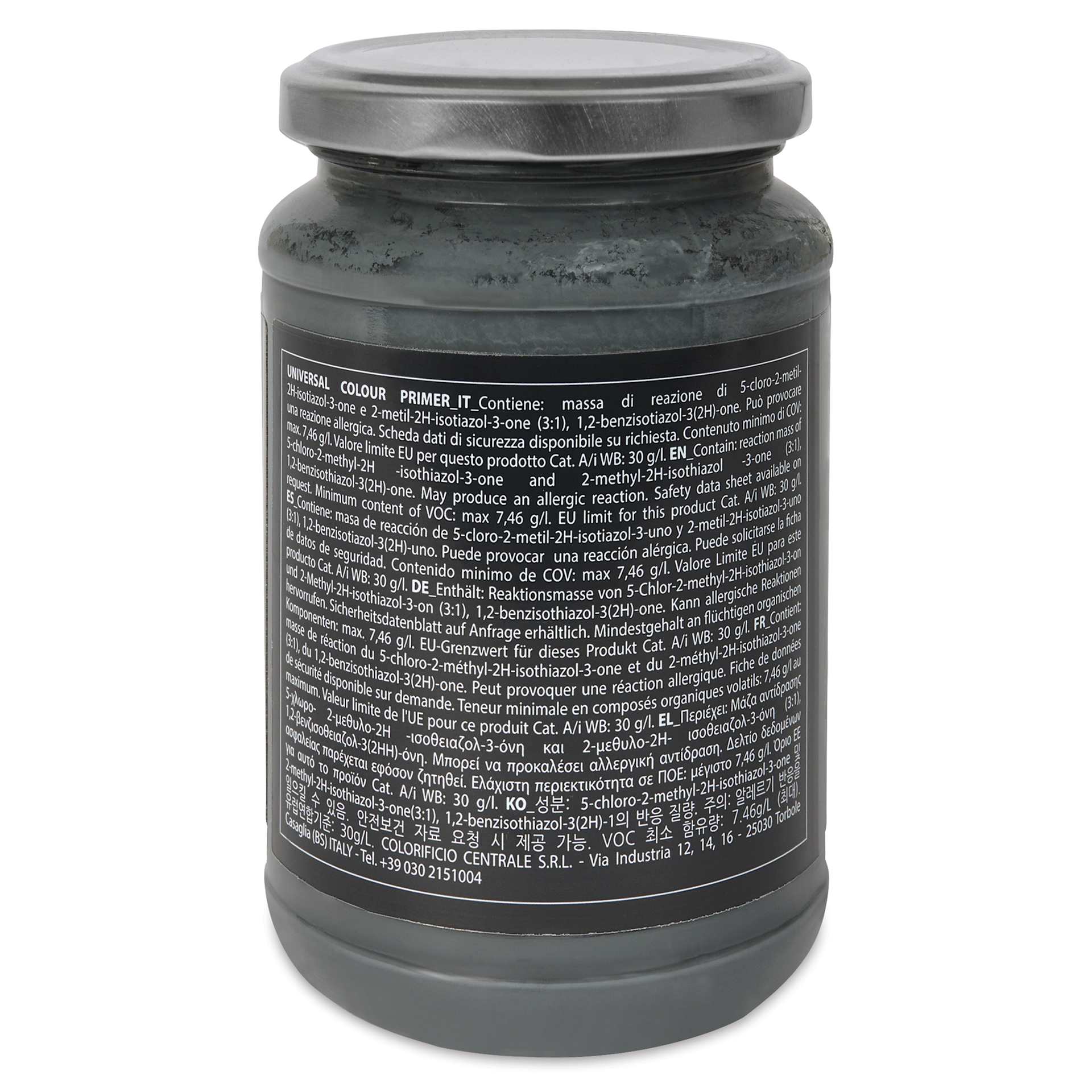 Fleur Universal Primer - Dark Grey, 330 ml Jar back