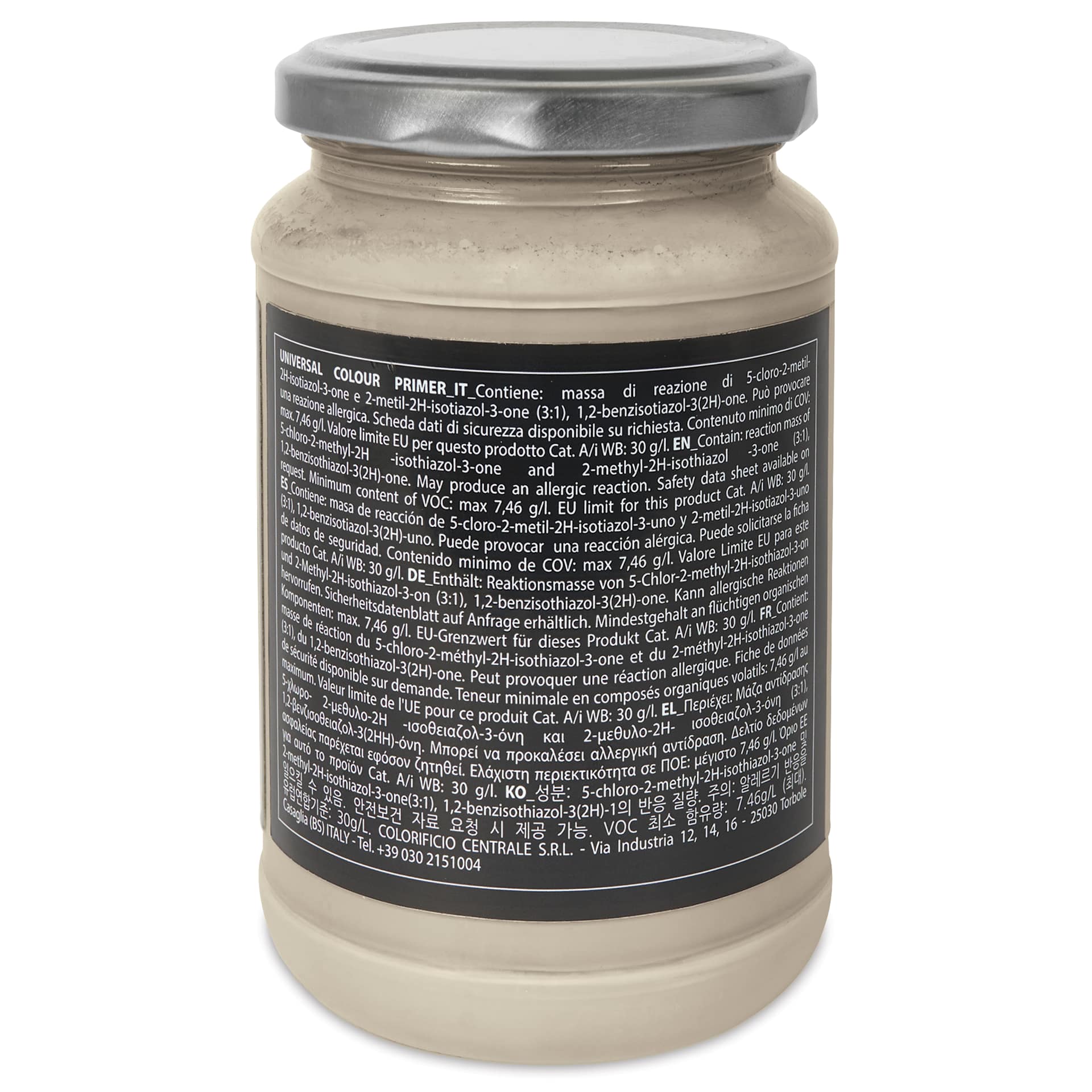 Fleur Universal Primer - Brown Grey, 330 ml Jar back