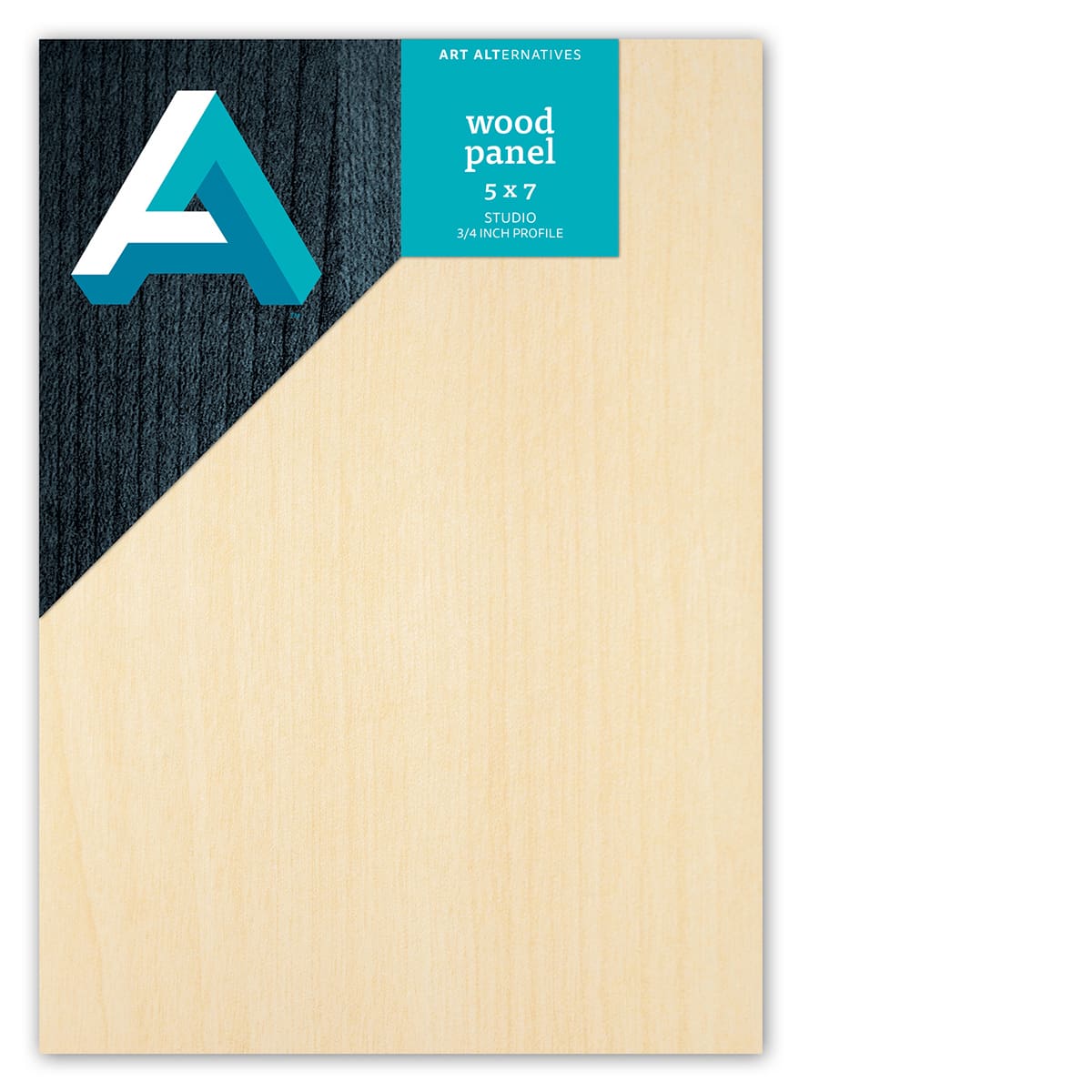 Art Alternatives Studio Wood Panel, .75 in Profile, 5 in x 7 in
