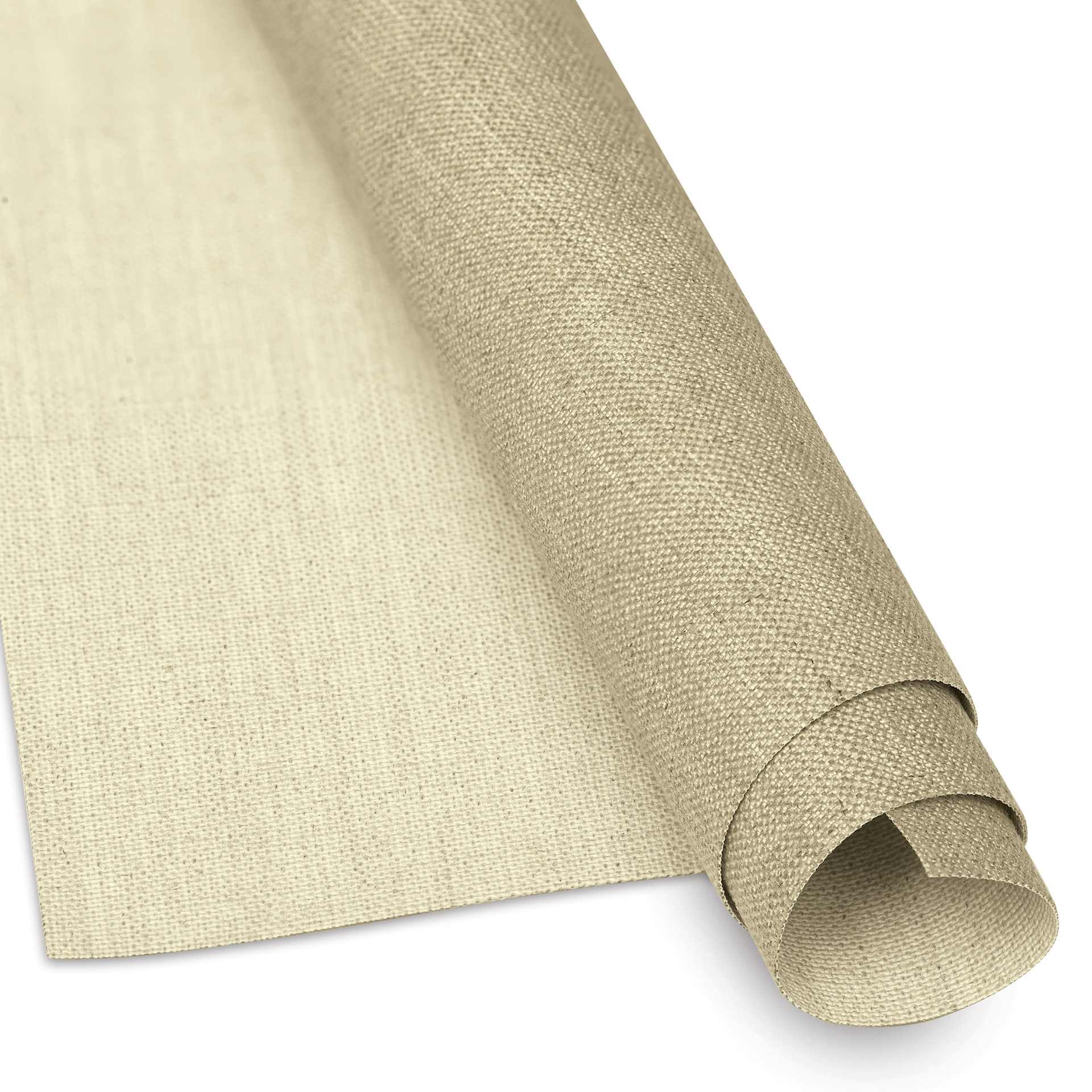 Artfix Absorbent Gray Linen Canvas by the Yard - Medium, 85" x 1 yd