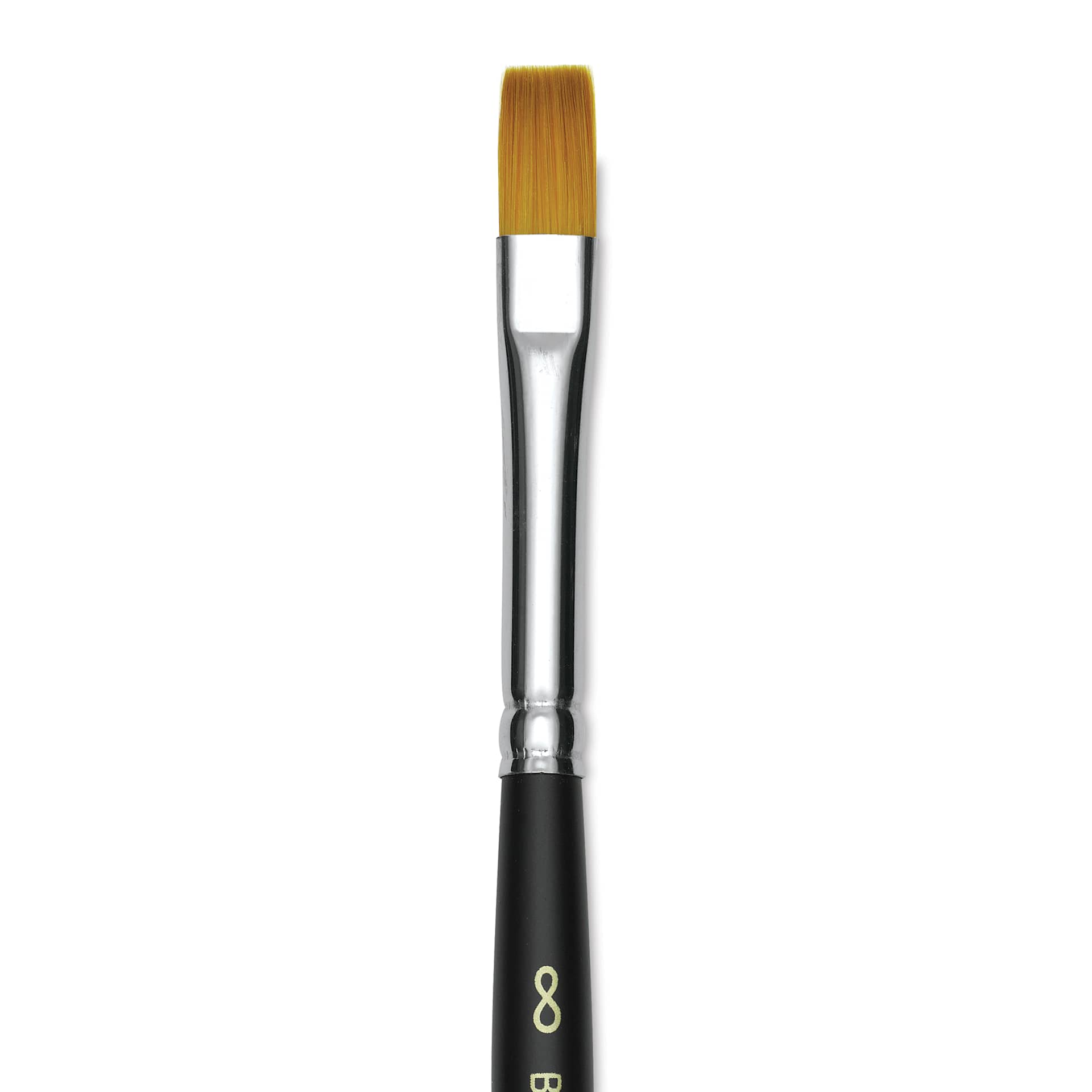 Blick Masterstroke Golden Taklon Brush - Shader, Short Handle, Size 8 (close-up)