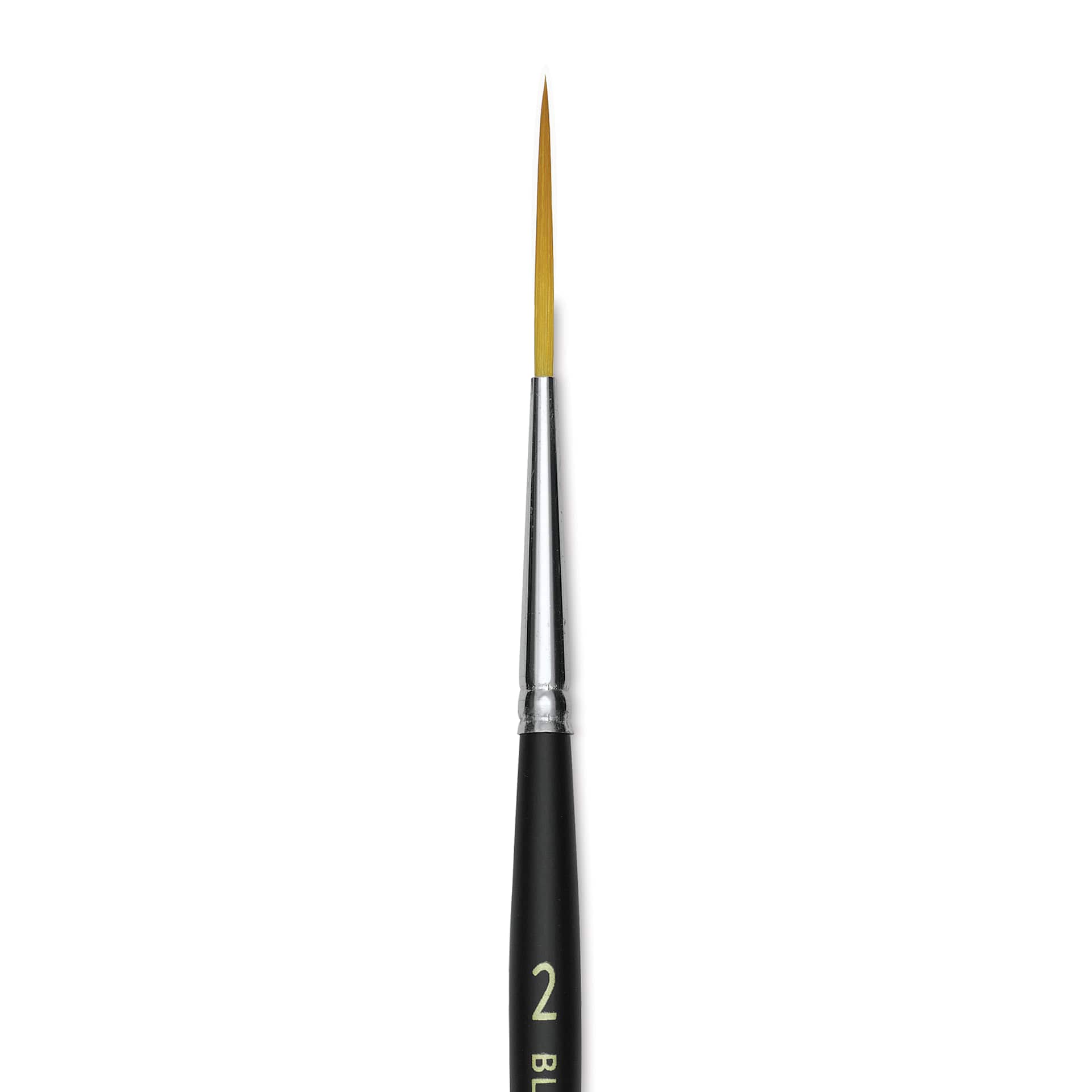 Blick Masterstroke Golden Taklon Brush - Script Liner, Short Handle, Size 2 (close-up)