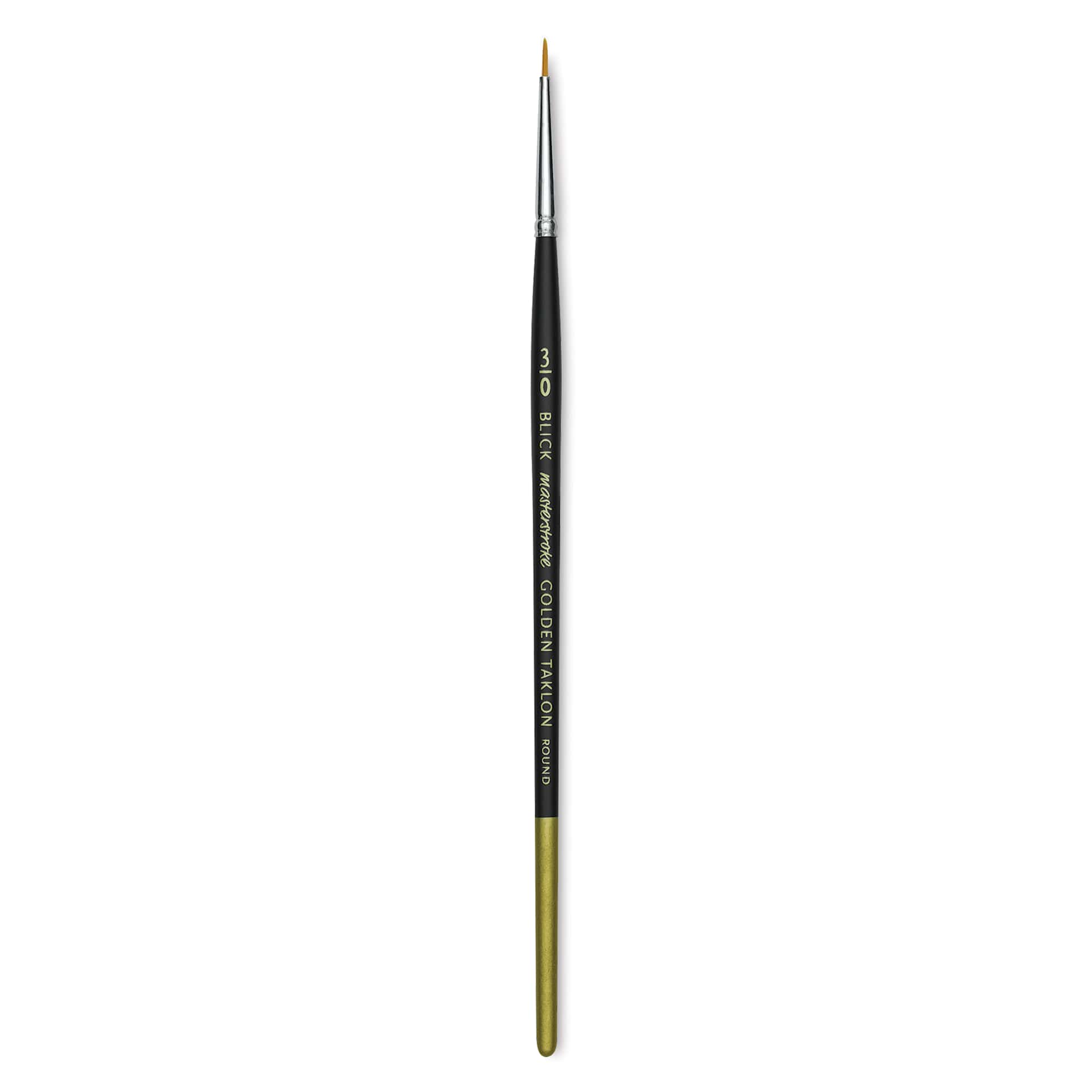 Blick Masterstroke Golden Taklon Brush - Round, Short Handle, 3/0