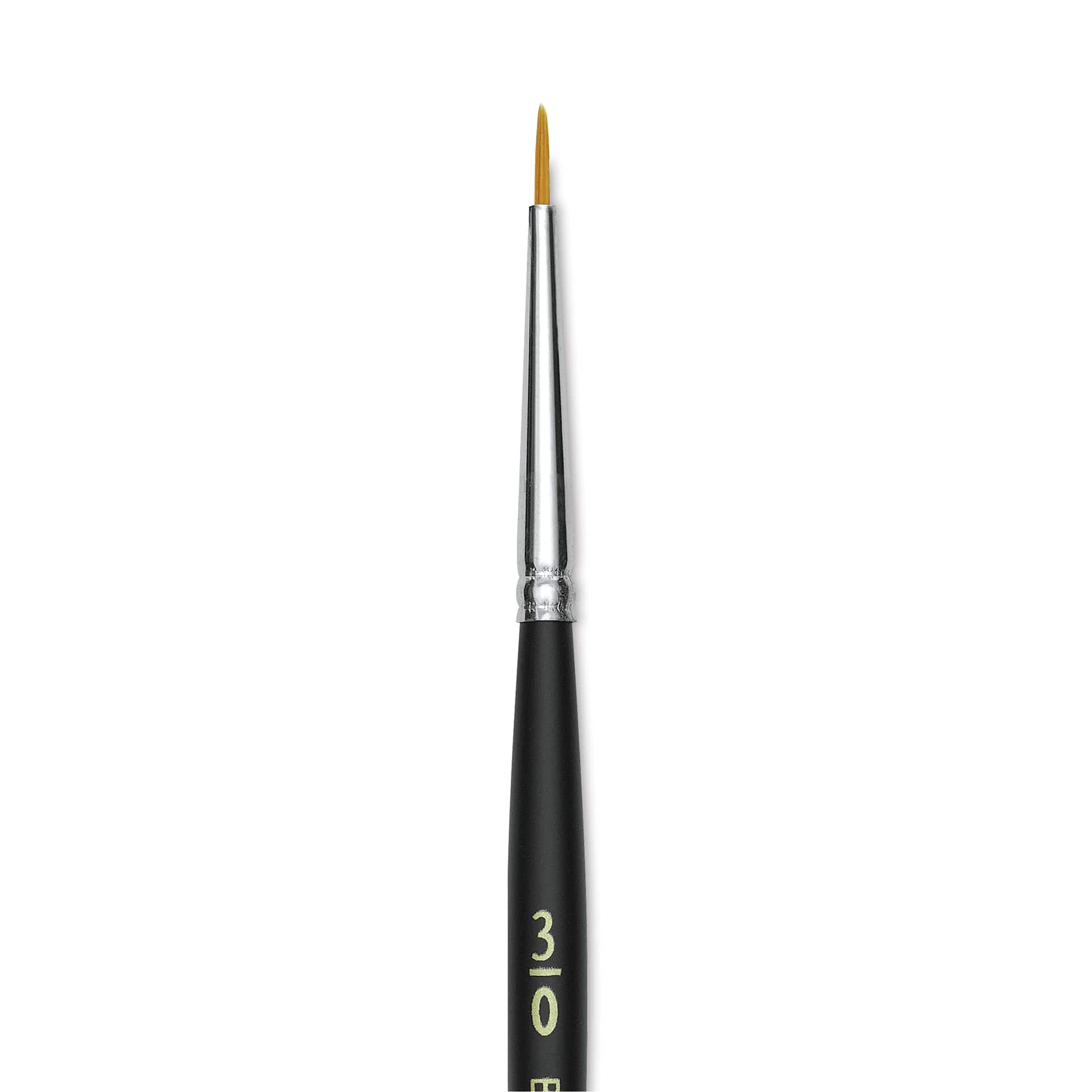 Blick Masterstroke Golden Taklon Brush - Round, Short Handle, 3/0 (close-up)