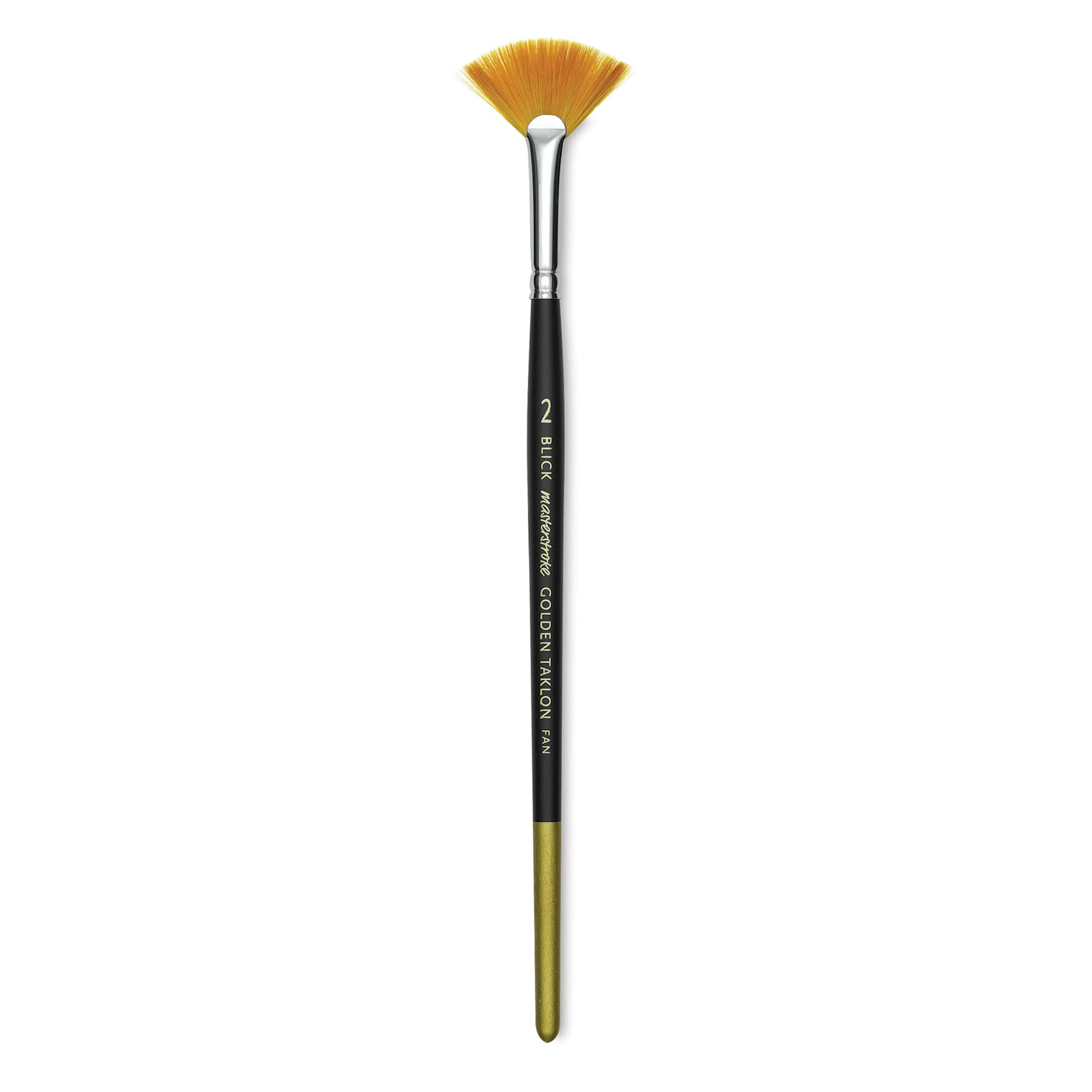 Blick Masterstroke Golden Taklon Brush - Fan, Short Handle, Size 2