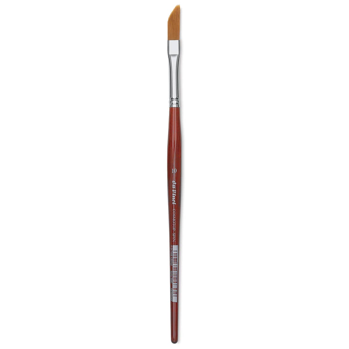 Da Vinci Cosmotop Spin Brush - Slanted Liner, Short Handle, Size 10
