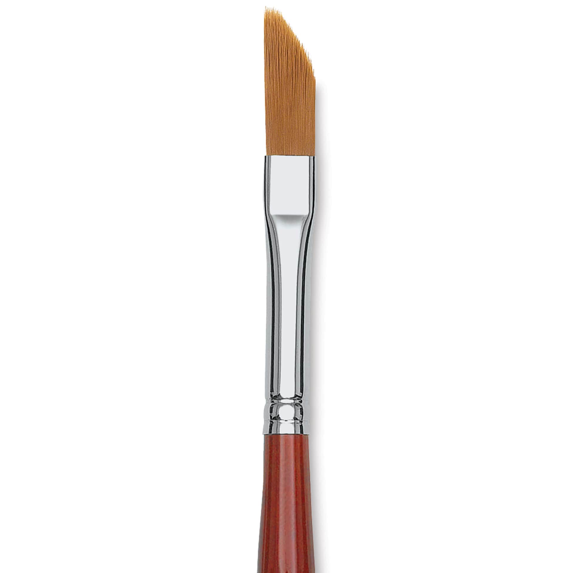 Da Vinci Cosmotop Spin Brush - Slanted Liner, Short Handle, Size 10, close up