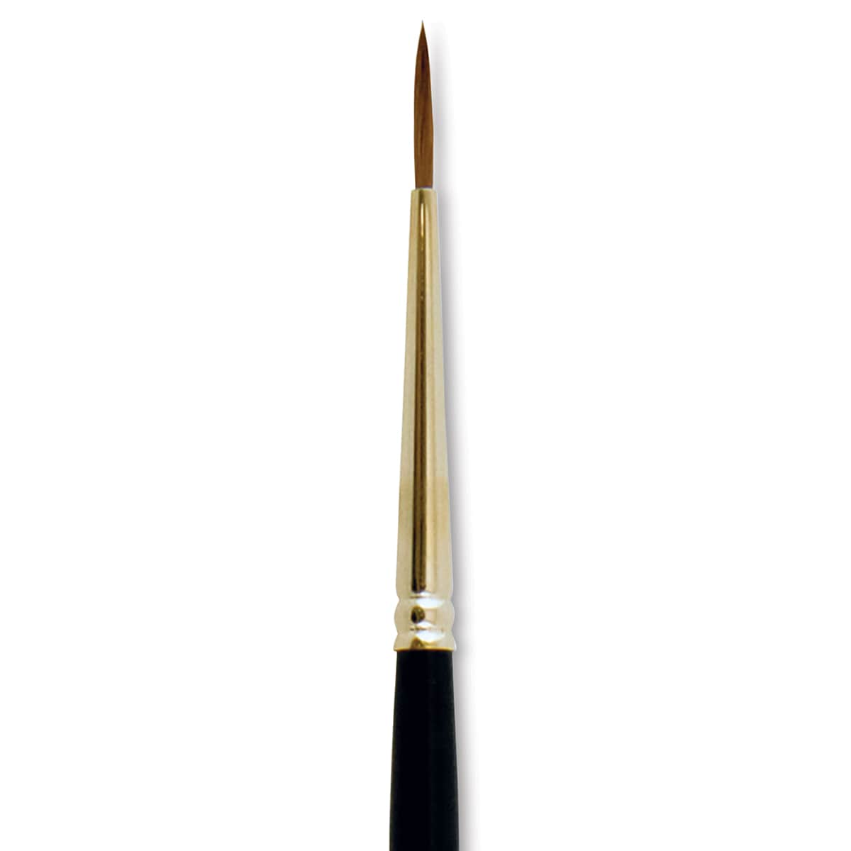Silver Brush Renaissance Red Sable Brush - Round, Short Handle, Size 1 close up