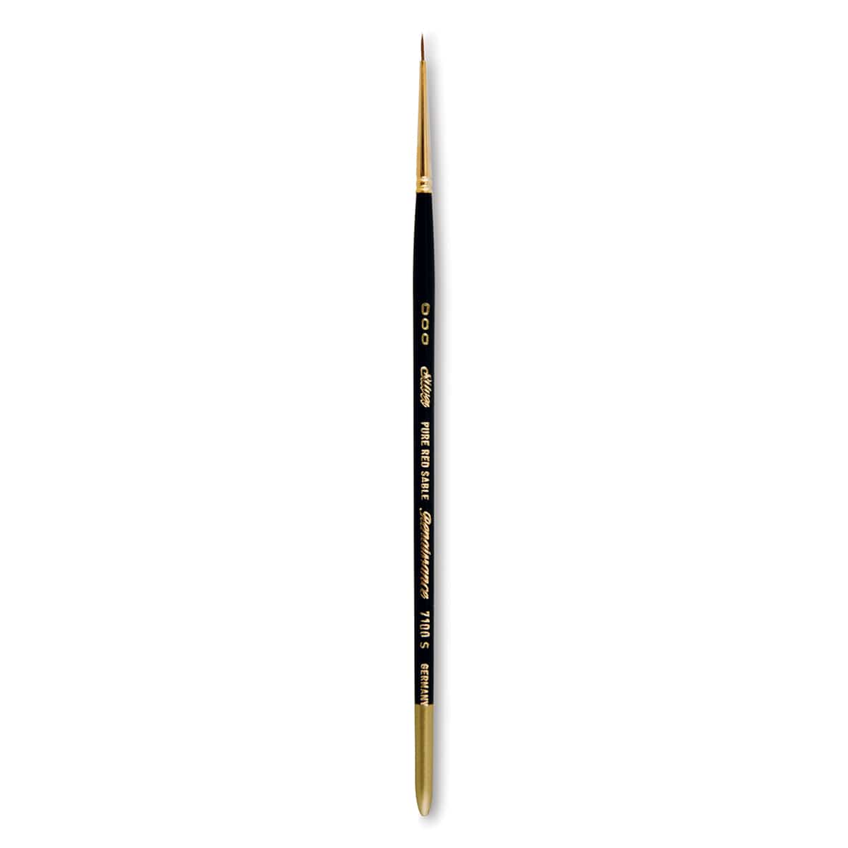 Silver Brush Renaissance Red Sable Brush - Round, Short Handle, 3/0