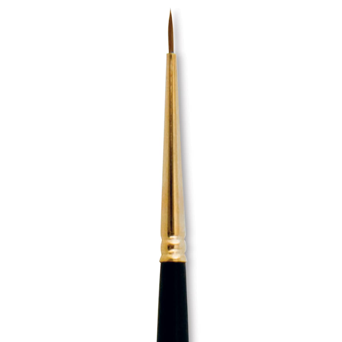 Silver Brush Renaissance Red Sable Brush - Round, Short Handle, 3/0 close up