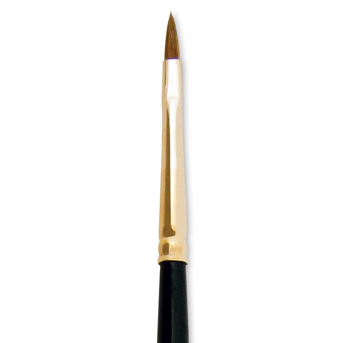 Silver Brush Renaissance Red Sable Brush - Cat's Tongue, Short Handle, Size 2 close up