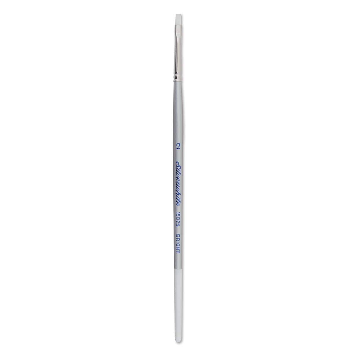Silver Brush Silverwhite Synthetic Brush - Bright, Short Handle, Size 2