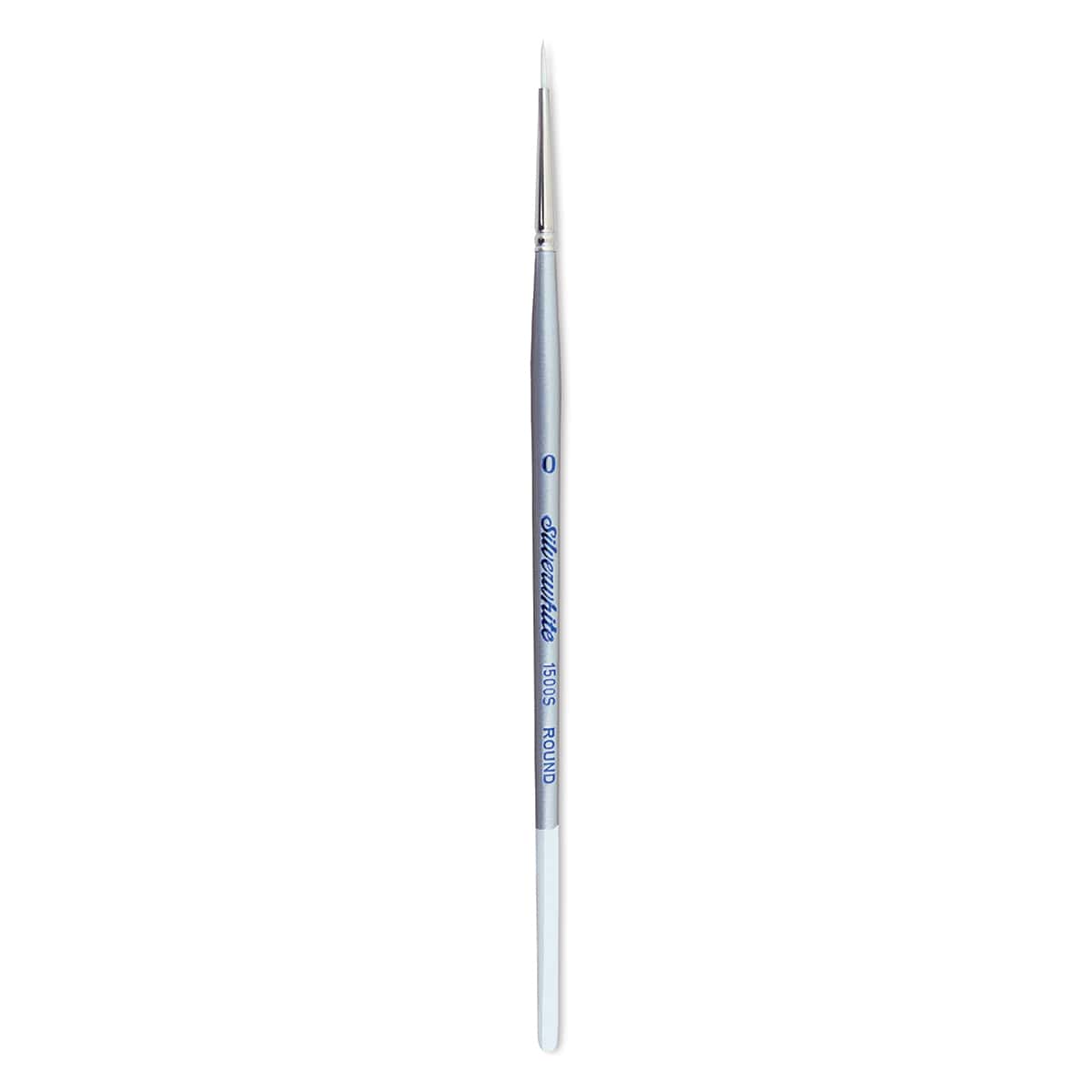 Silver Brush Silverwhite Synthetic Brush - Round, Short Handle, Size 0
