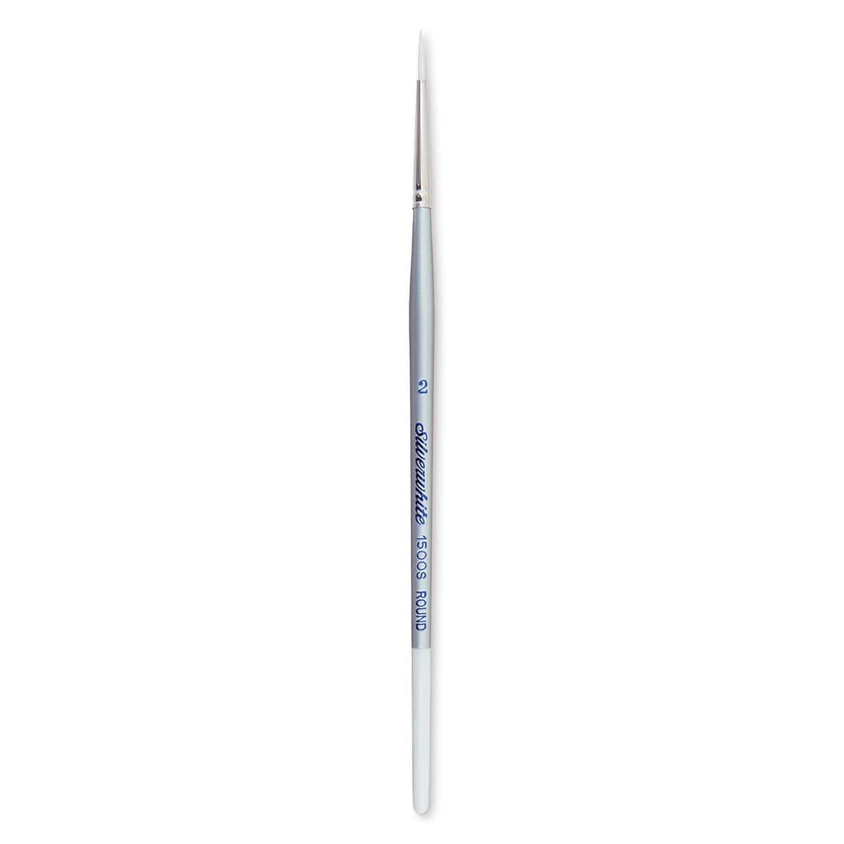 Silver Brush Silverwhite Synthetic Brush - Round, Short Handle, Size 2