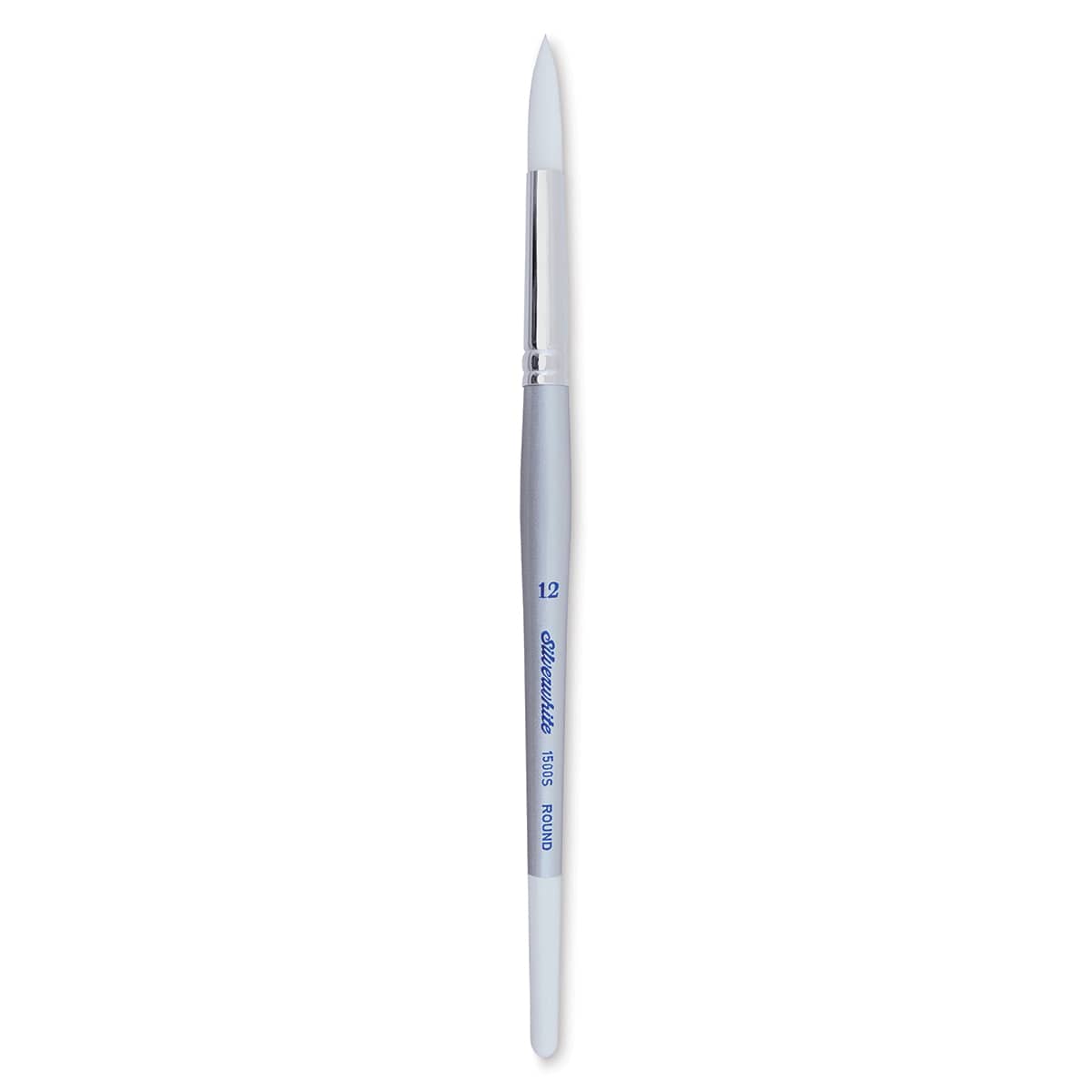 Silver Brush Silverwhite Synthetic Brush - Round, Short Handle, Size 12