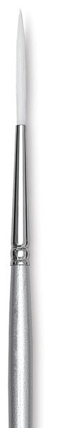 Silver Brush Silverwhite Synthetic Brush - Script Liner, Short Handle, Size 4 close up